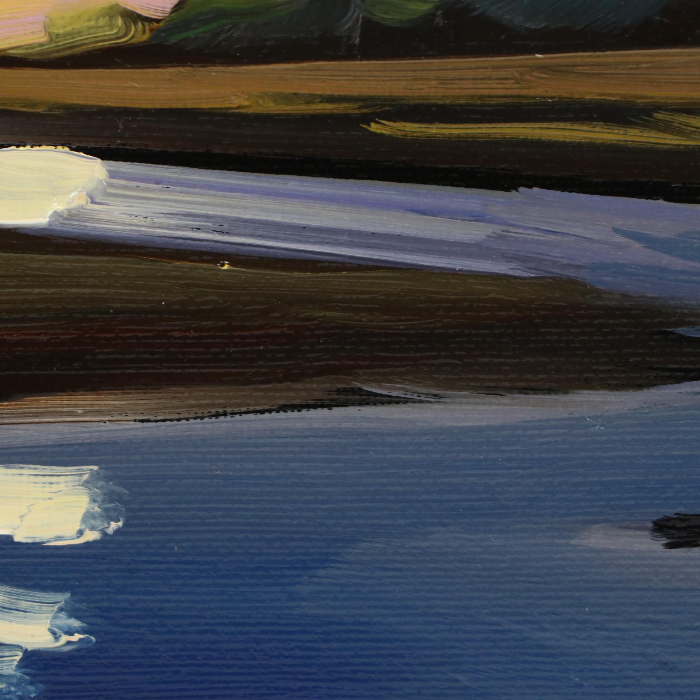 William Hawkins Sunset Landscape Oil Painting, 2025