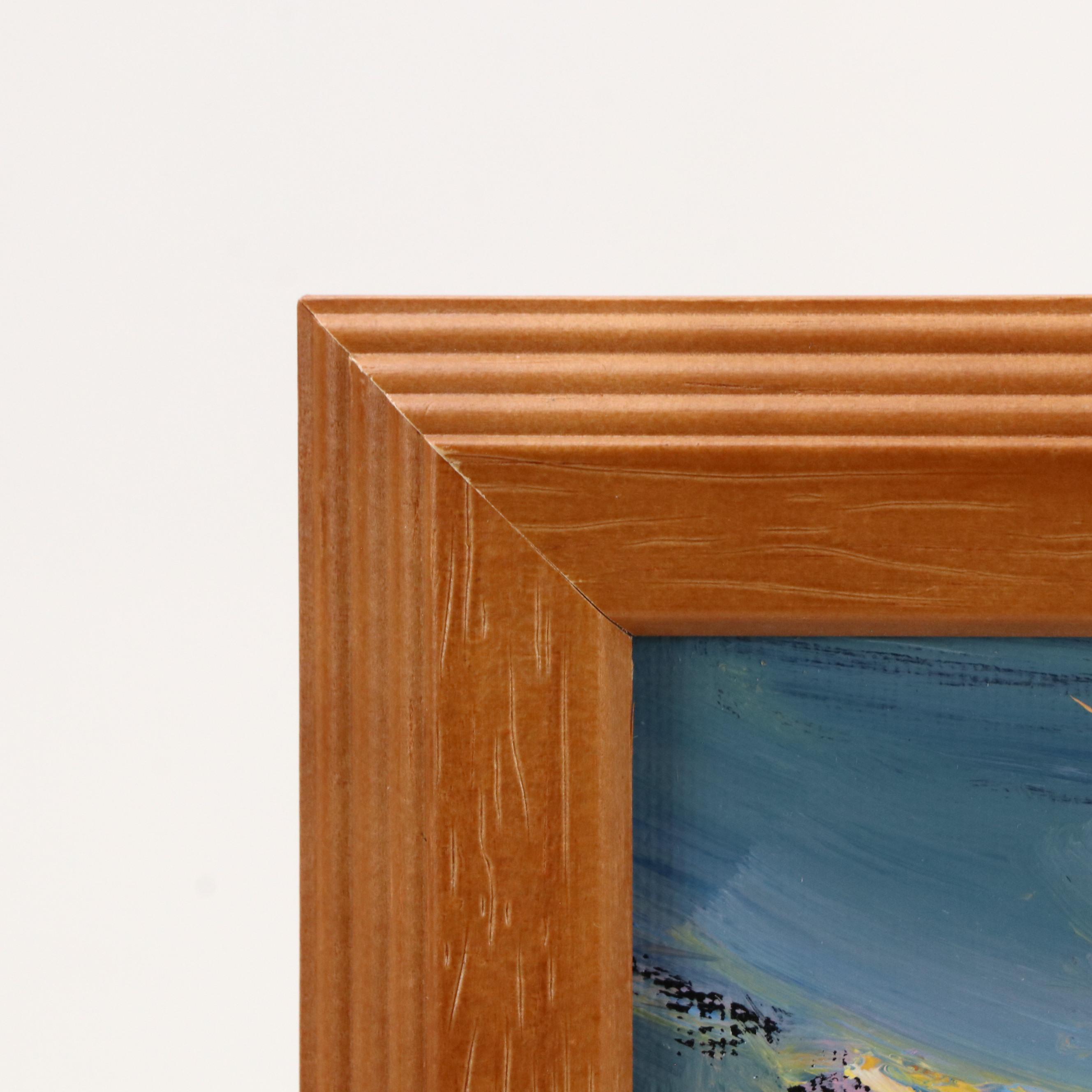 William Hawkins Sunset Landscape Oil Painting, 2025