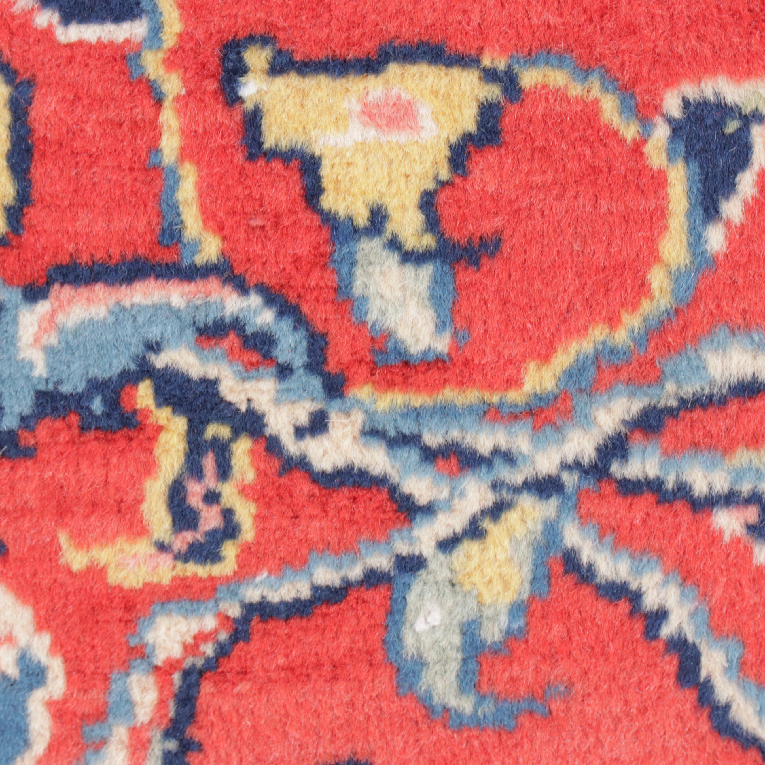 7'6 x 10'7 Hand-Knotted Persian Kashan Area Rug