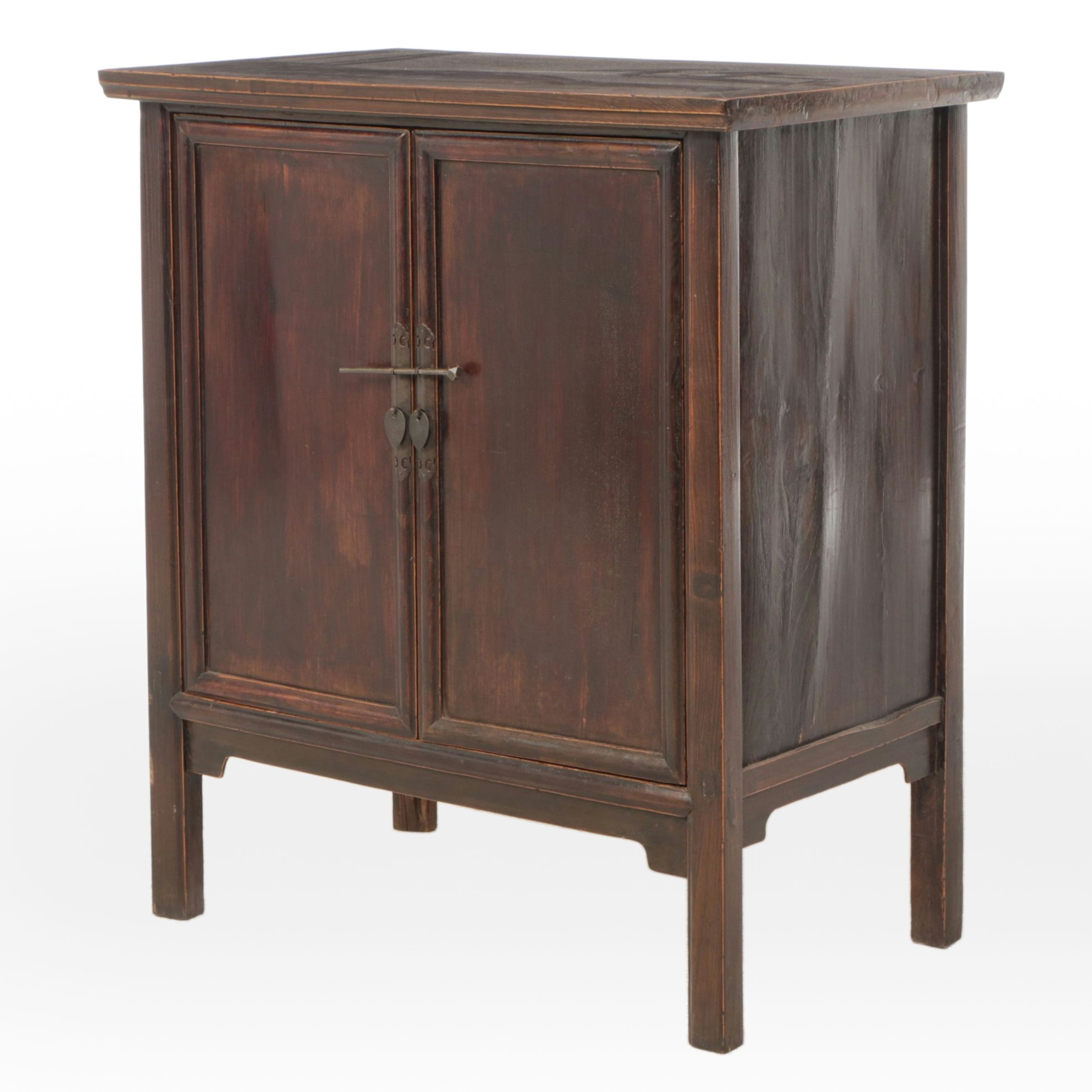 Chinese Style Mahogany Finish Cabinet