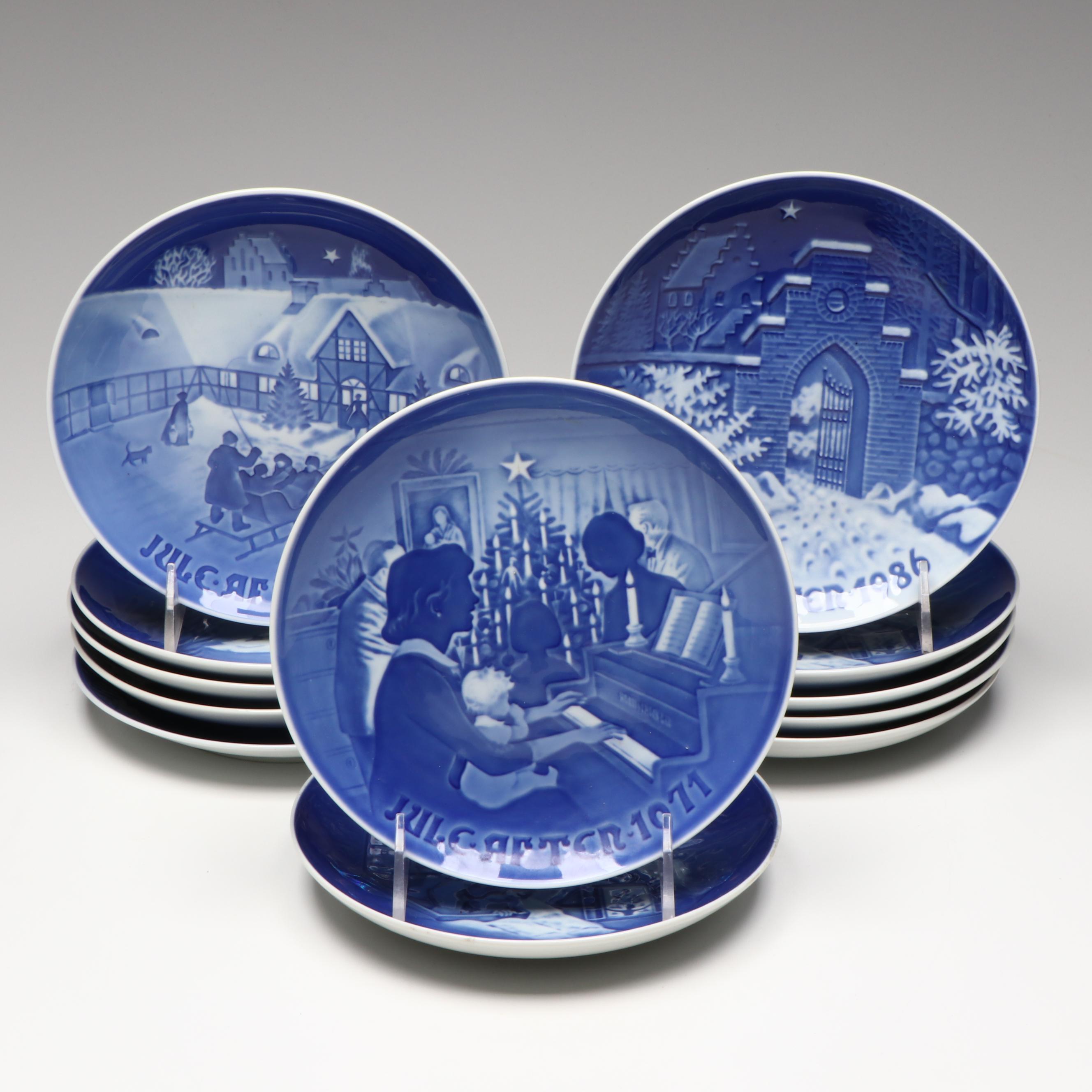 Bing & Grøndahl and Royal Copenhagen Annual Christmas Plates