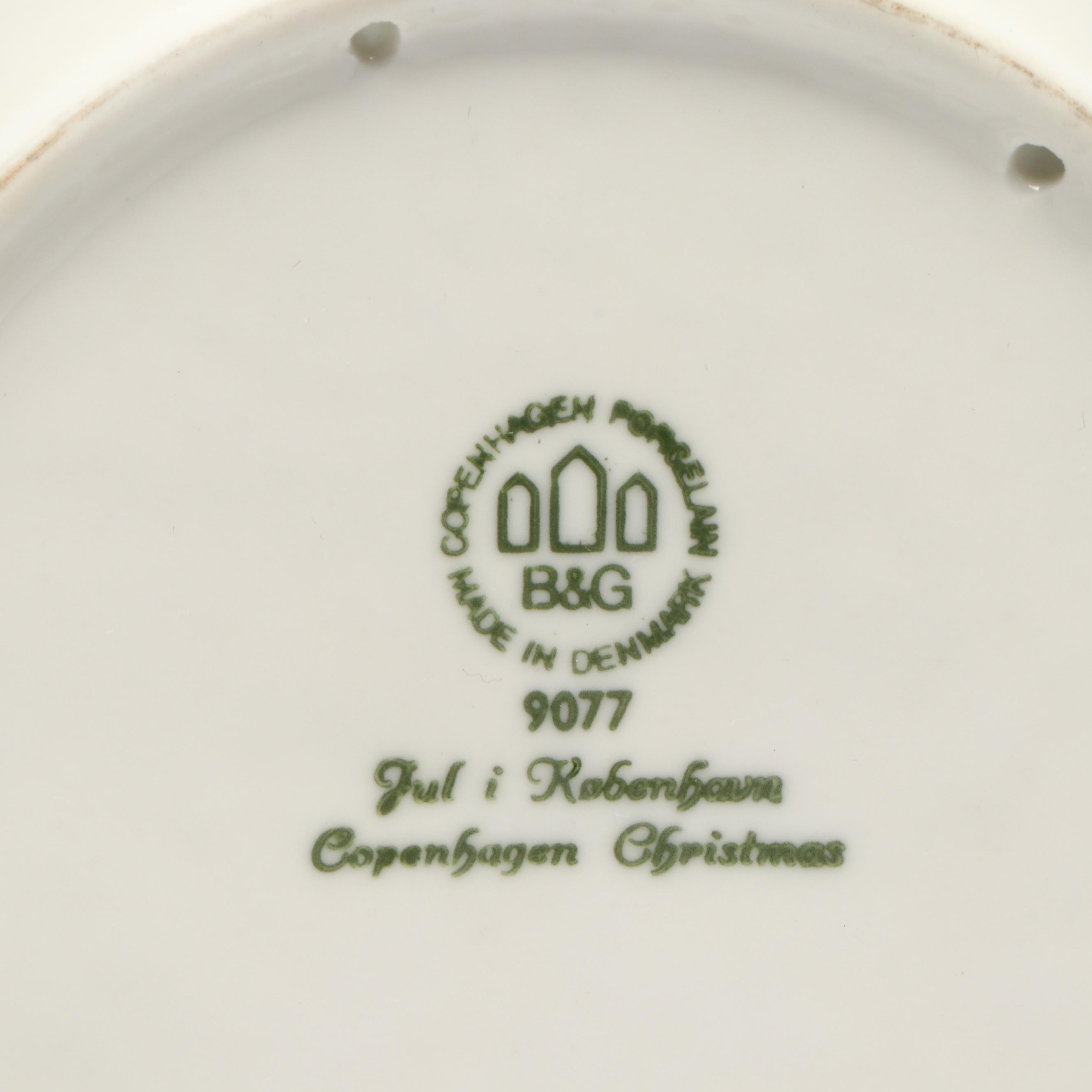 Bing & Grøndahl and Royal Copenhagen Annual Christmas Plates