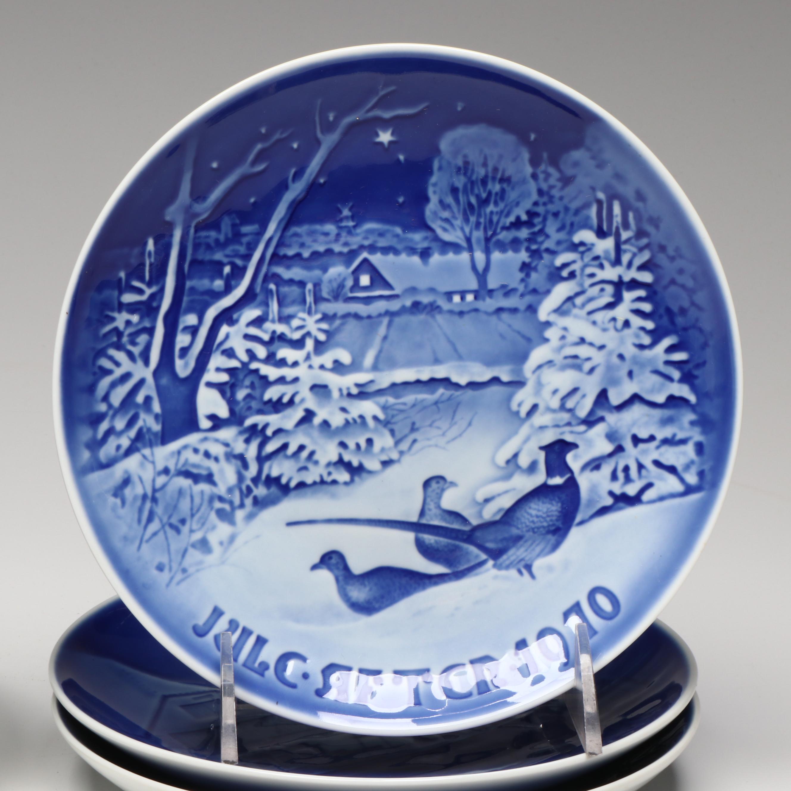 Bing & Grøndahl and Royal Copenhagen Annual Christmas Plates
