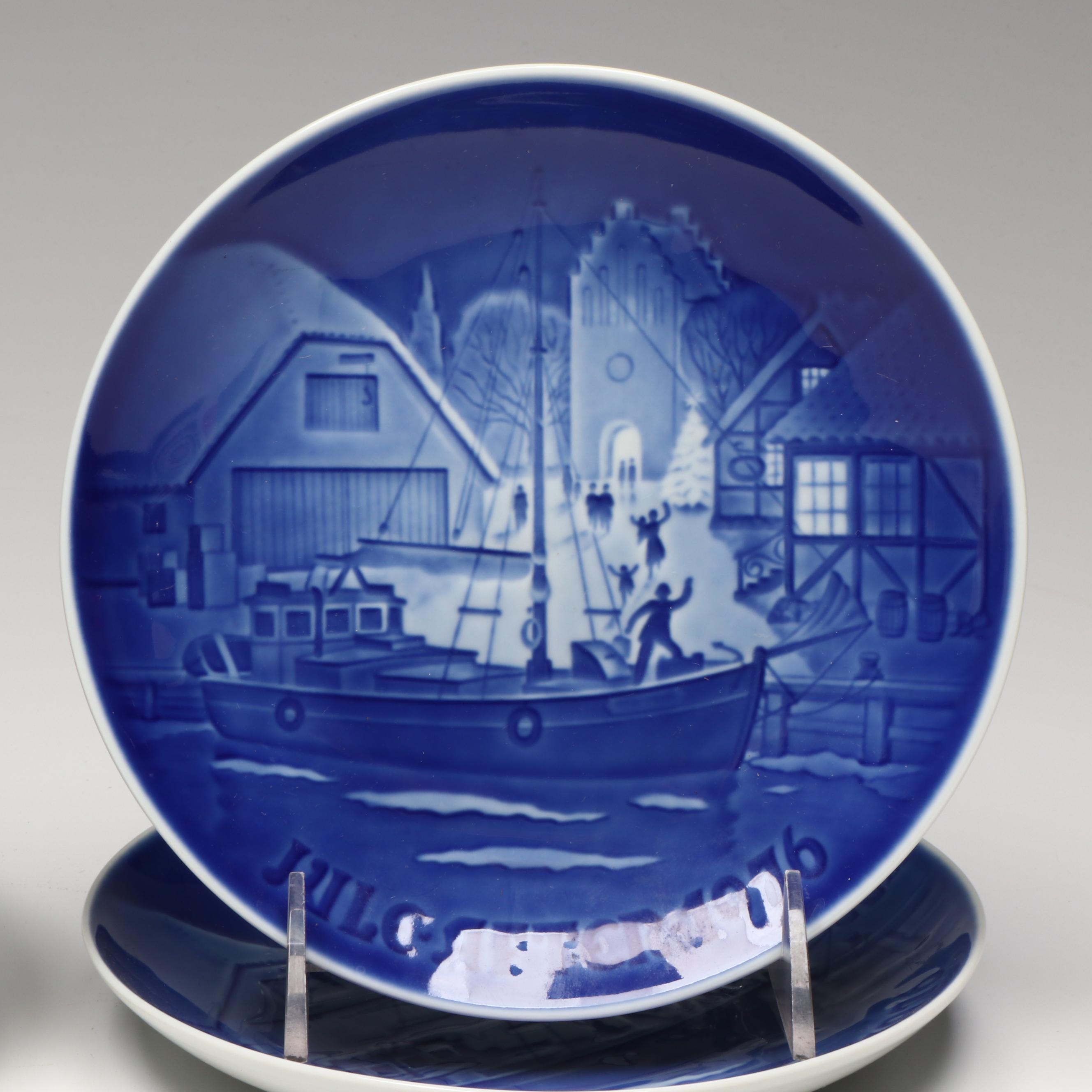 Bing & Grøndahl and Royal Copenhagen Annual Christmas Plates
