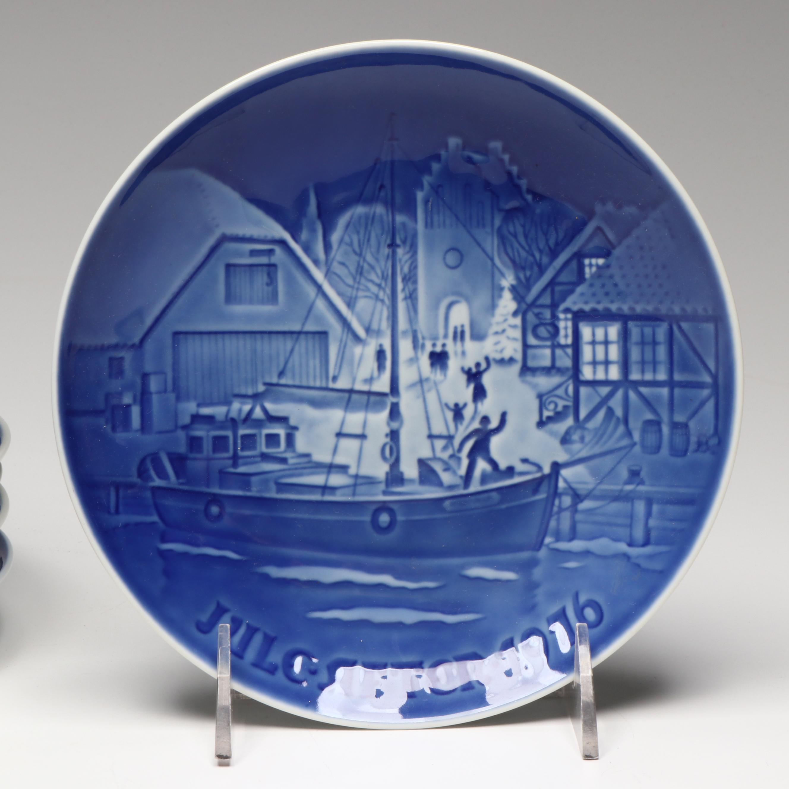 Bing & Grøndahl and Royal Copenhagen Annual Christmas Plates