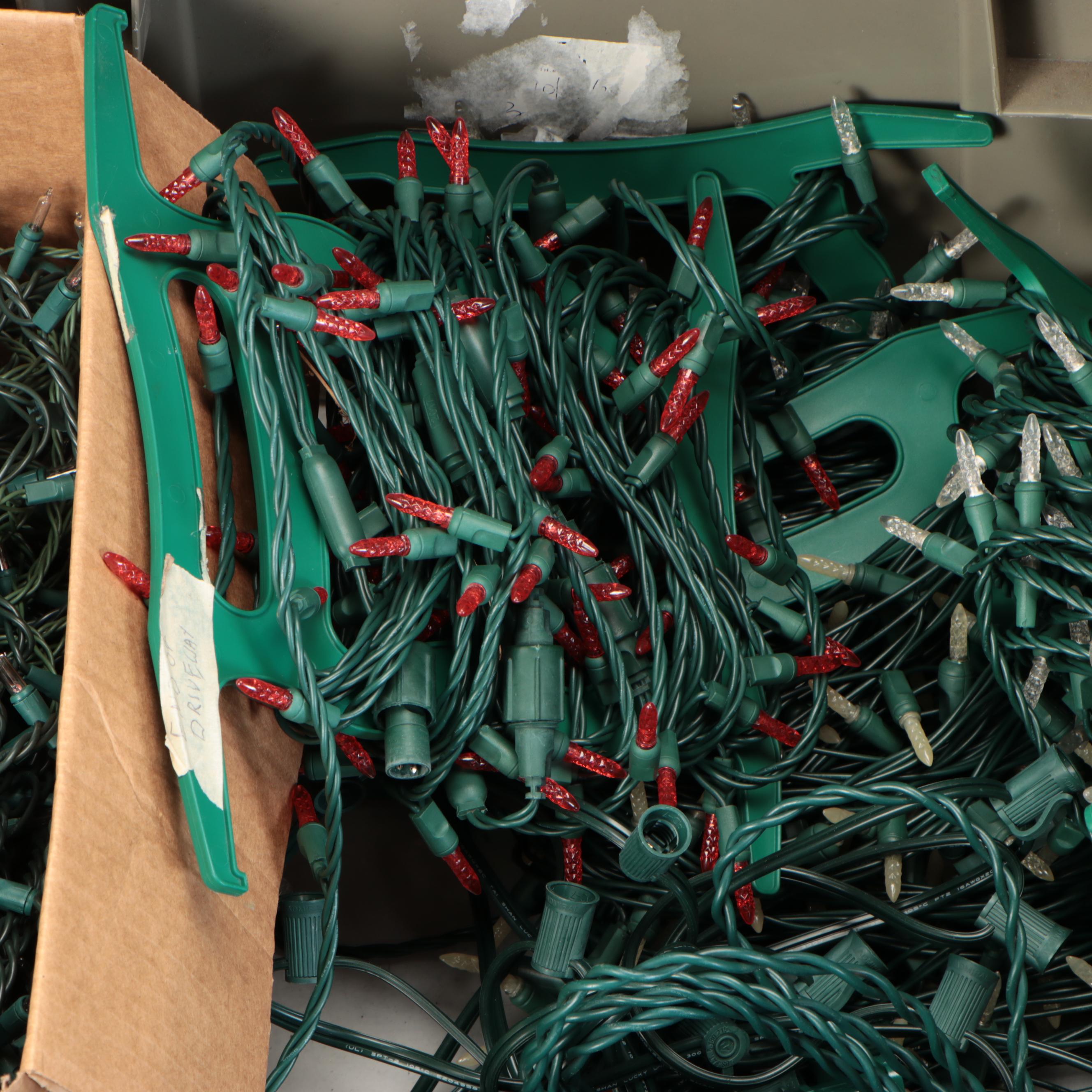 4" Spaced Outdoor LED Seasonal String Lights