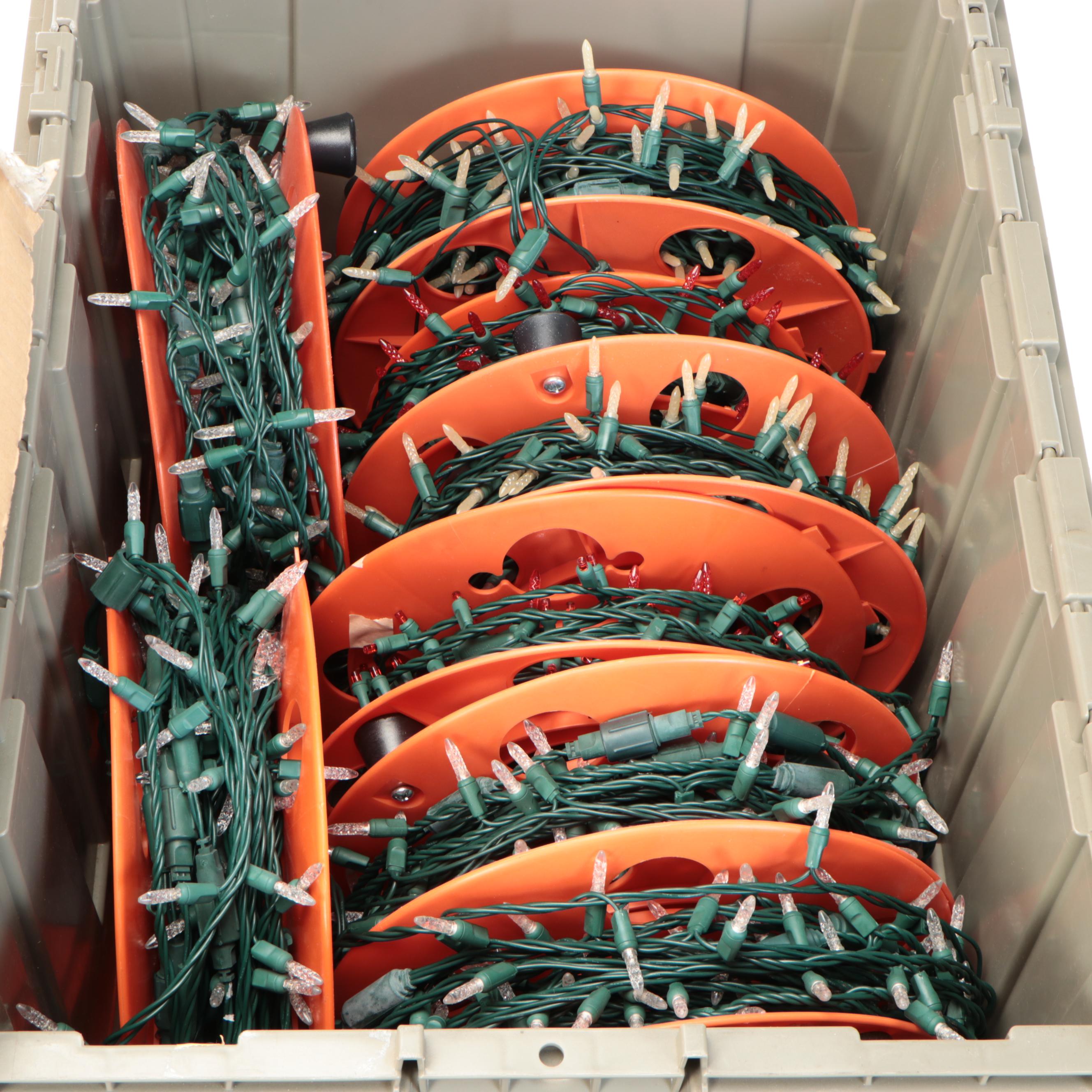 4" Spaced Outdoor LED Seasonal String Lights