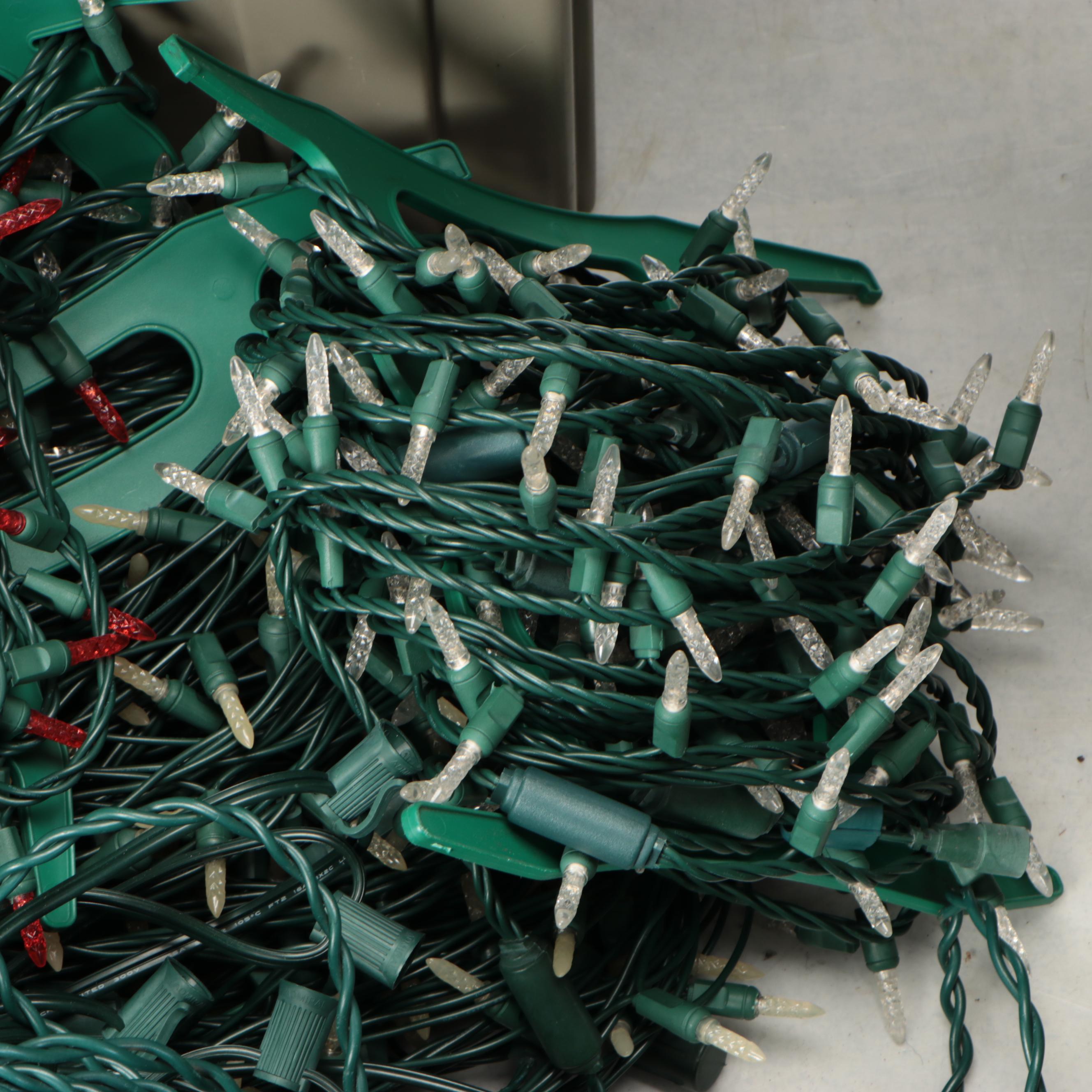 4" Spaced Outdoor LED Seasonal String Lights