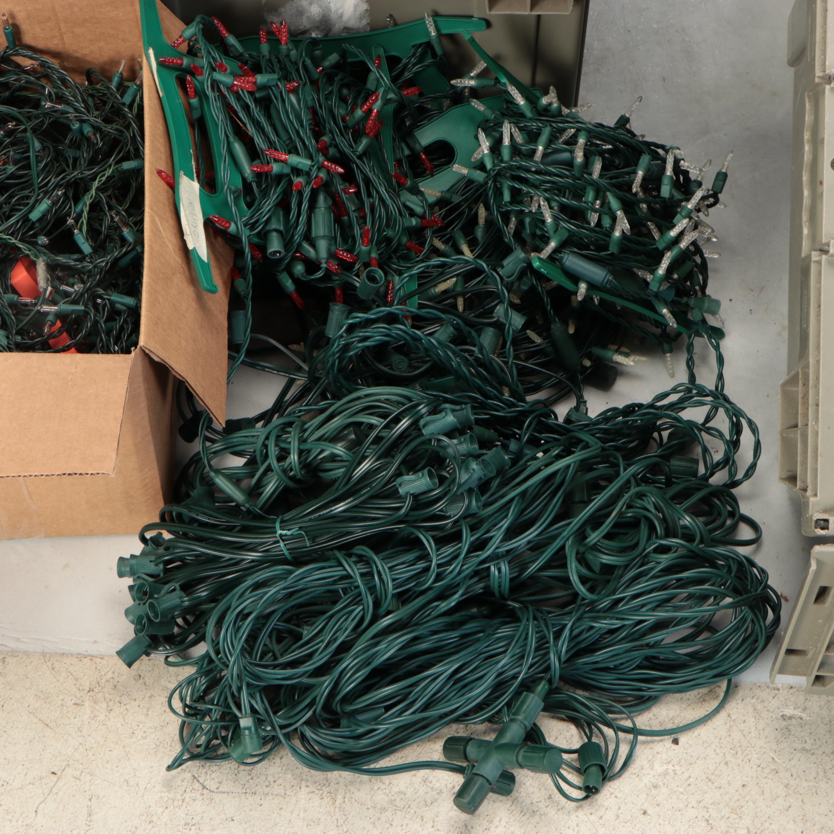 4" Spaced Outdoor LED Seasonal String Lights