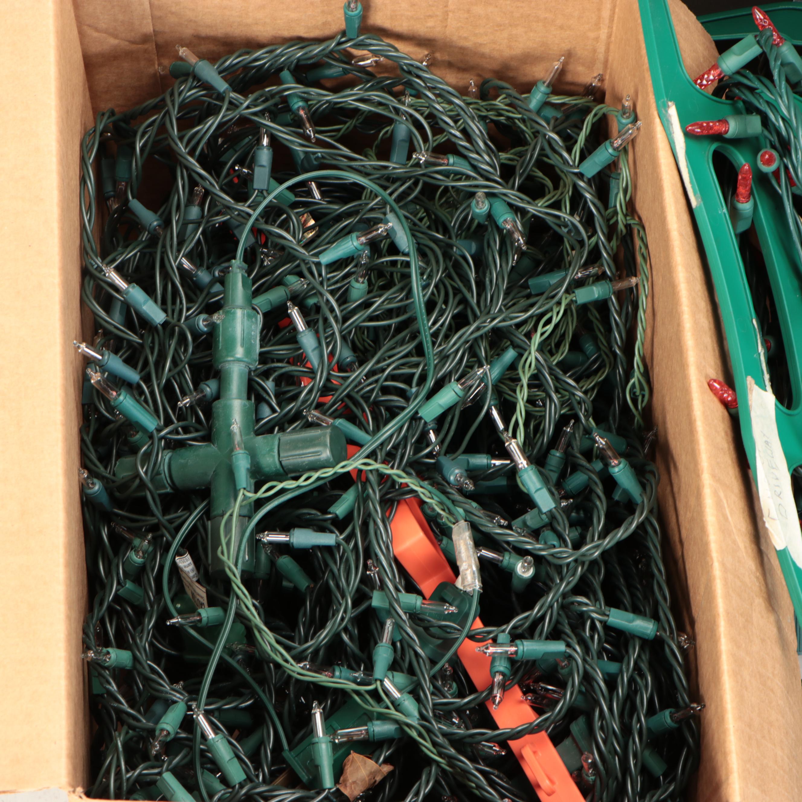 4" Spaced Outdoor LED Seasonal String Lights