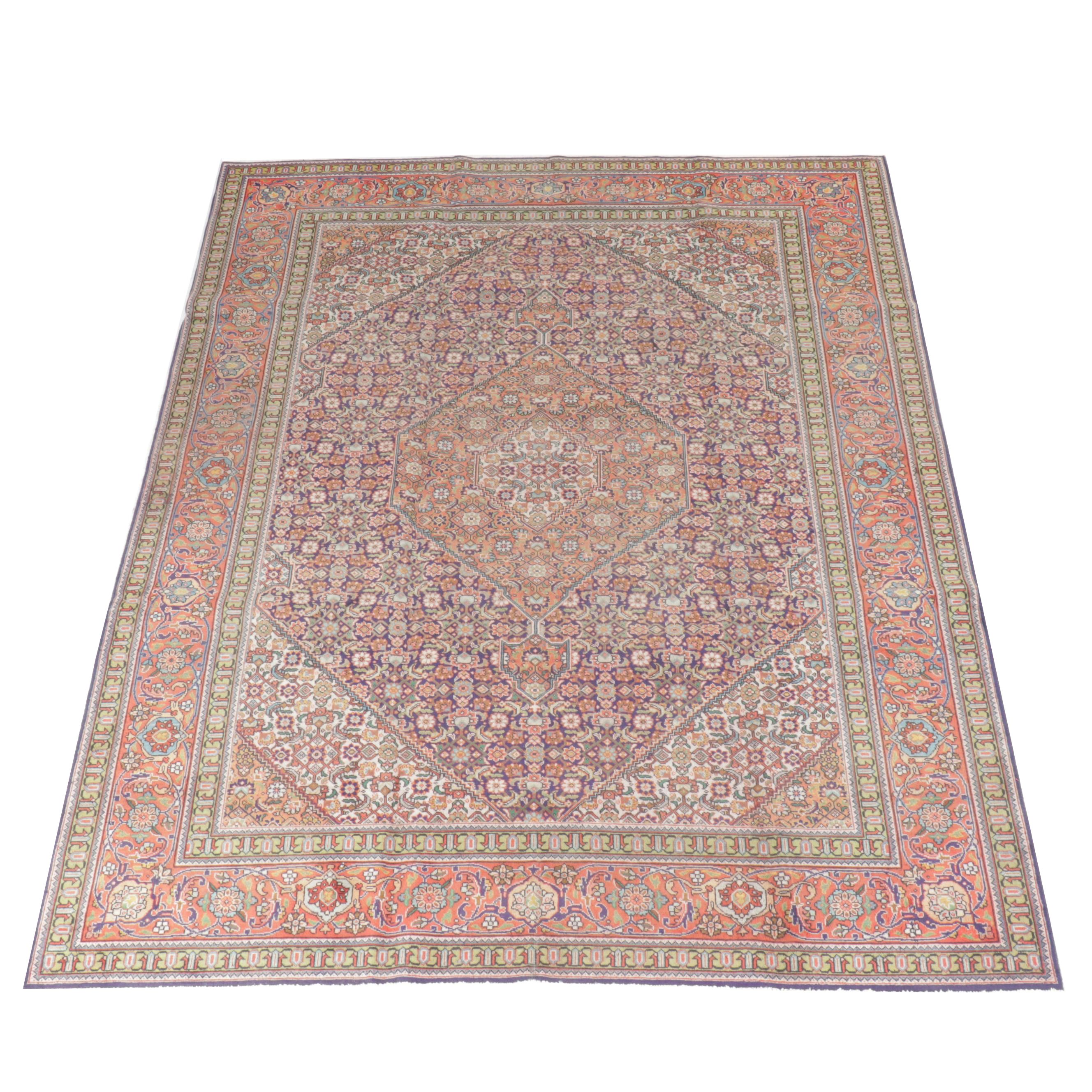 8'1 x 11'2 Hand-Knotted Persian Birjand Area Rug