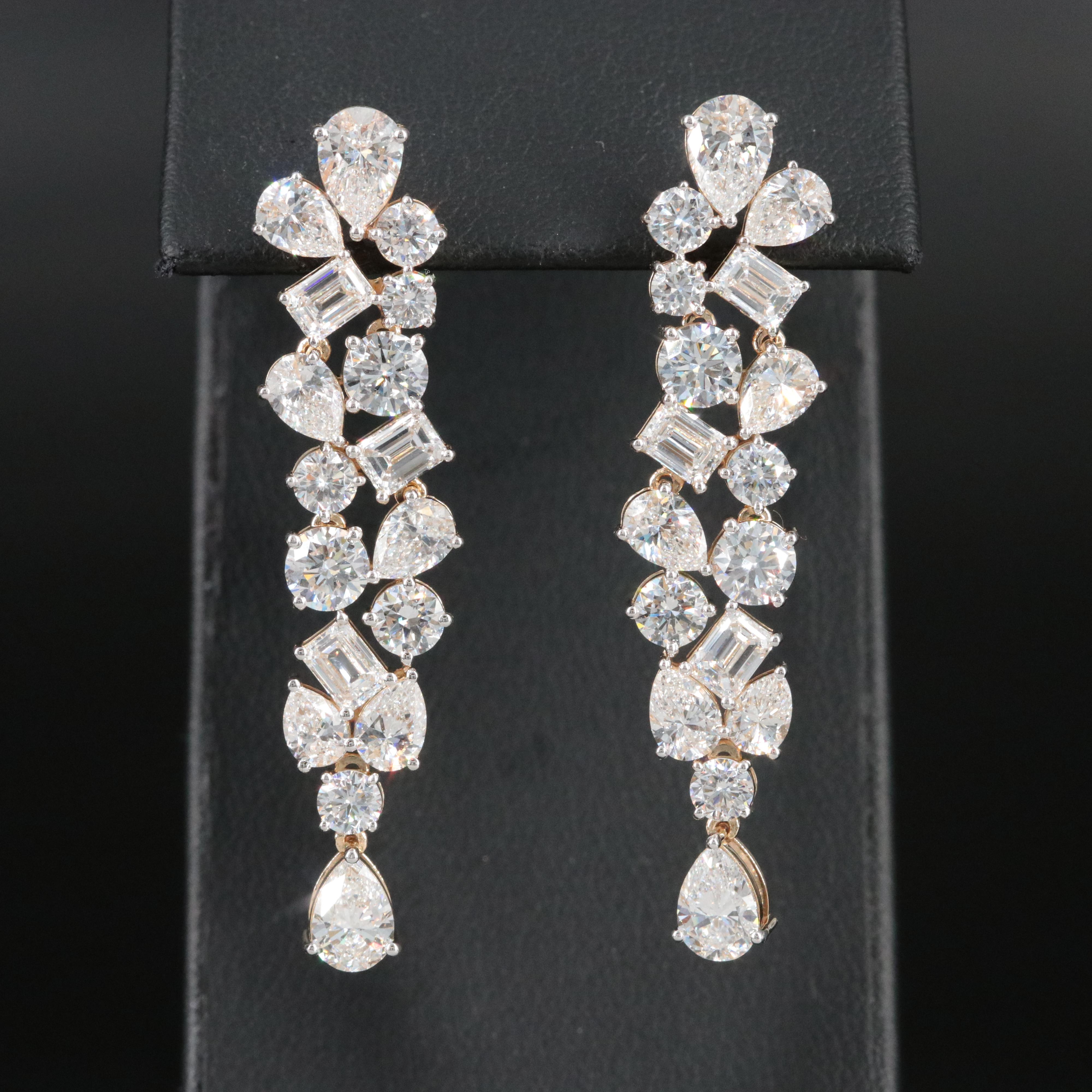 14K 10.09 CTW Lab Grown Diamond Earrings