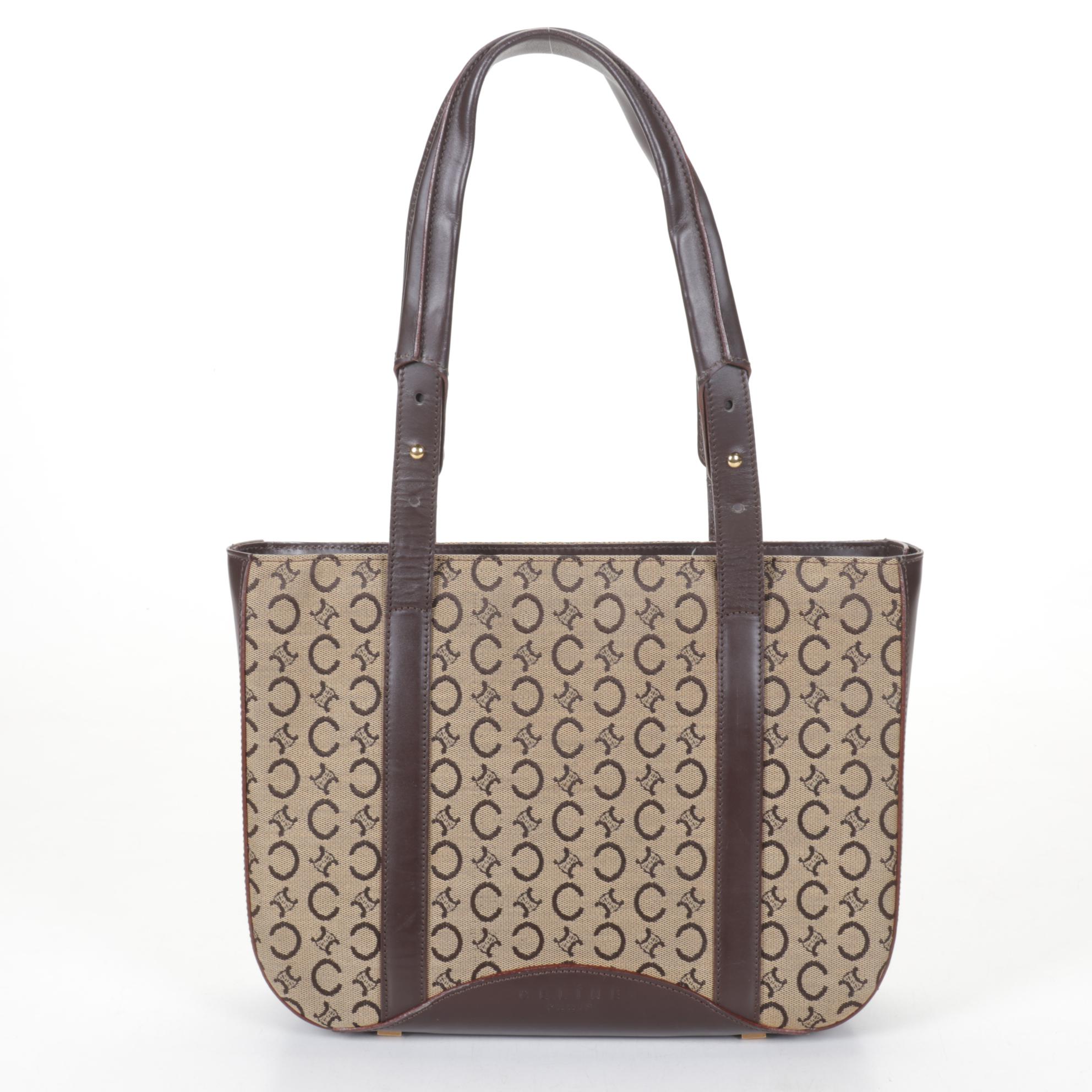 Céline Paris Macadam Tote Bag, 1990s