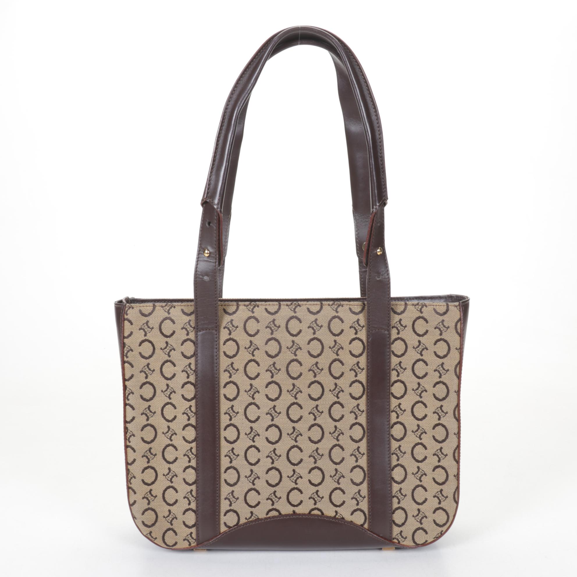 Céline Paris Macadam Tote Bag, 1990s