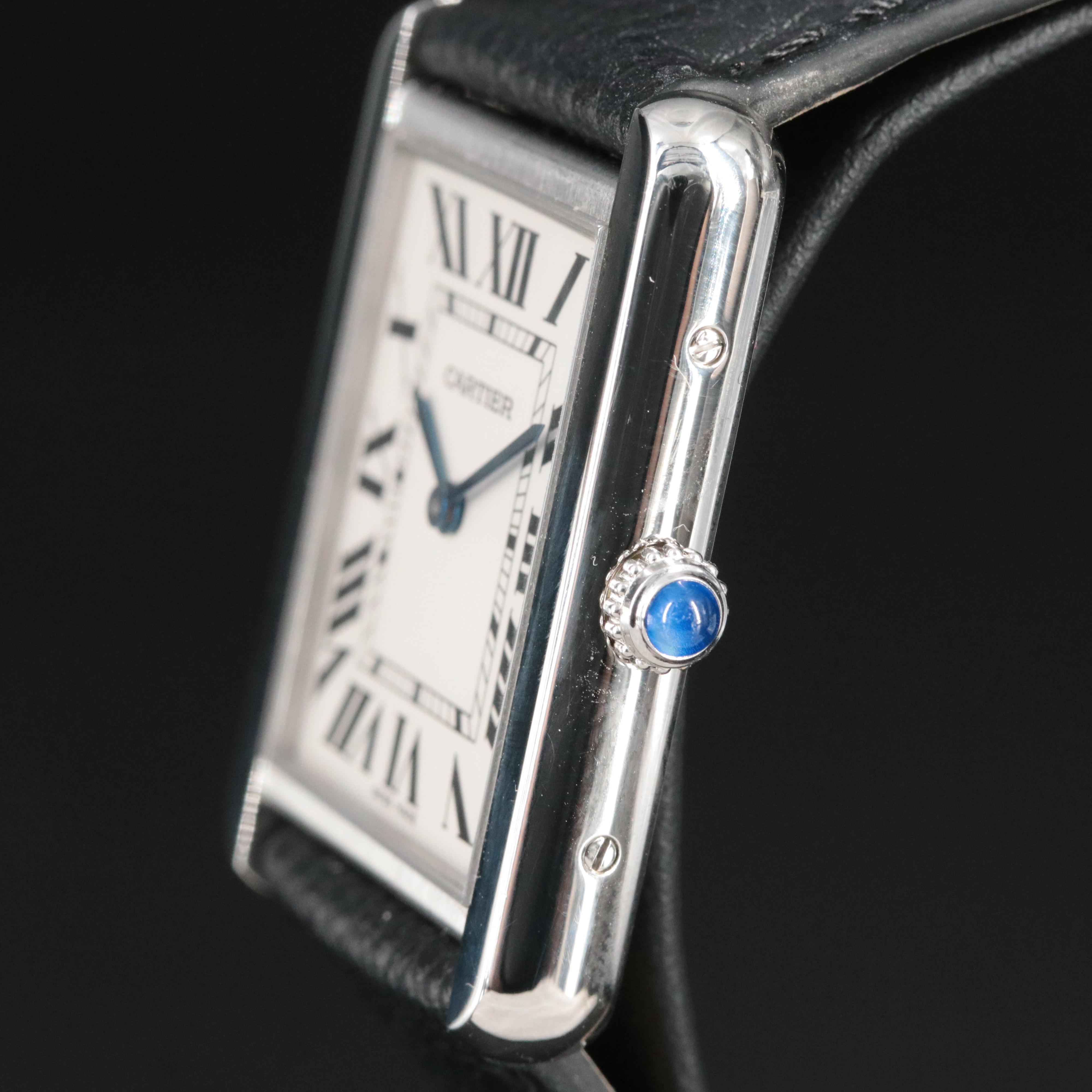 Cartier Tank Solo Steel Large Quartz Watch