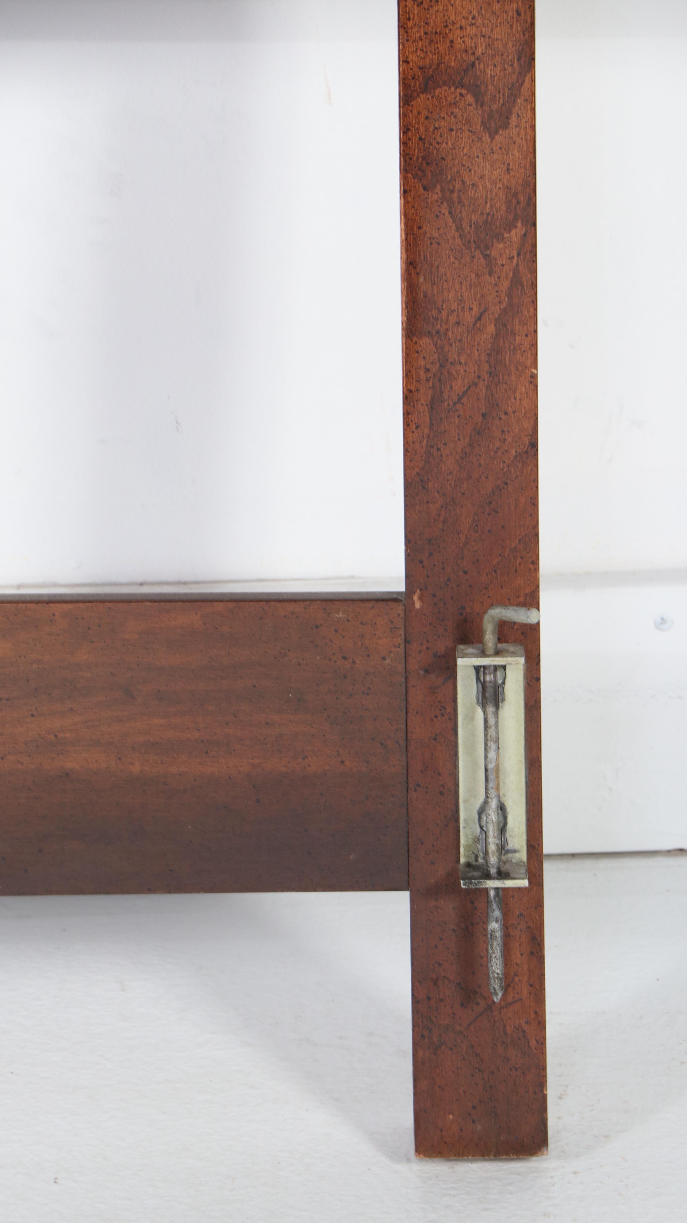 Five Piece Oak Finish Spanish Baroque Style Bedroom Suite, Mid to Late 20th C.