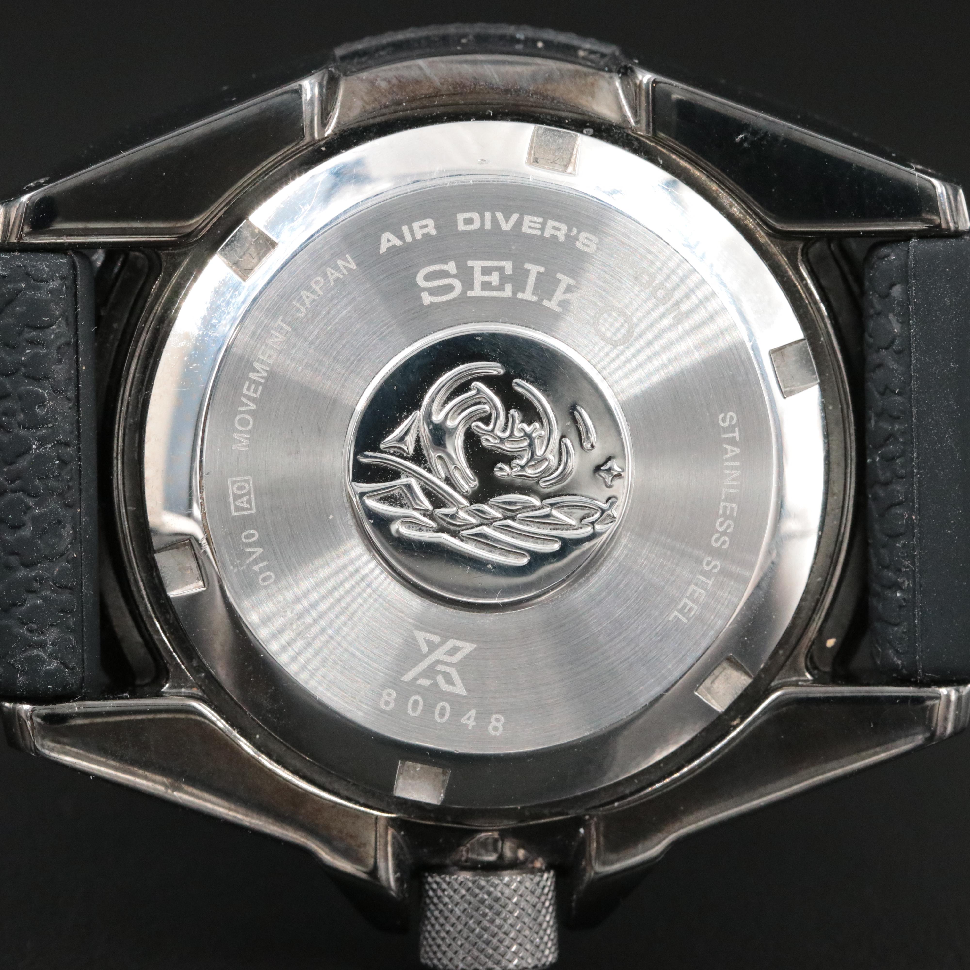 Seiko Men's Prospex Black Ion Automatic Diver's Watch