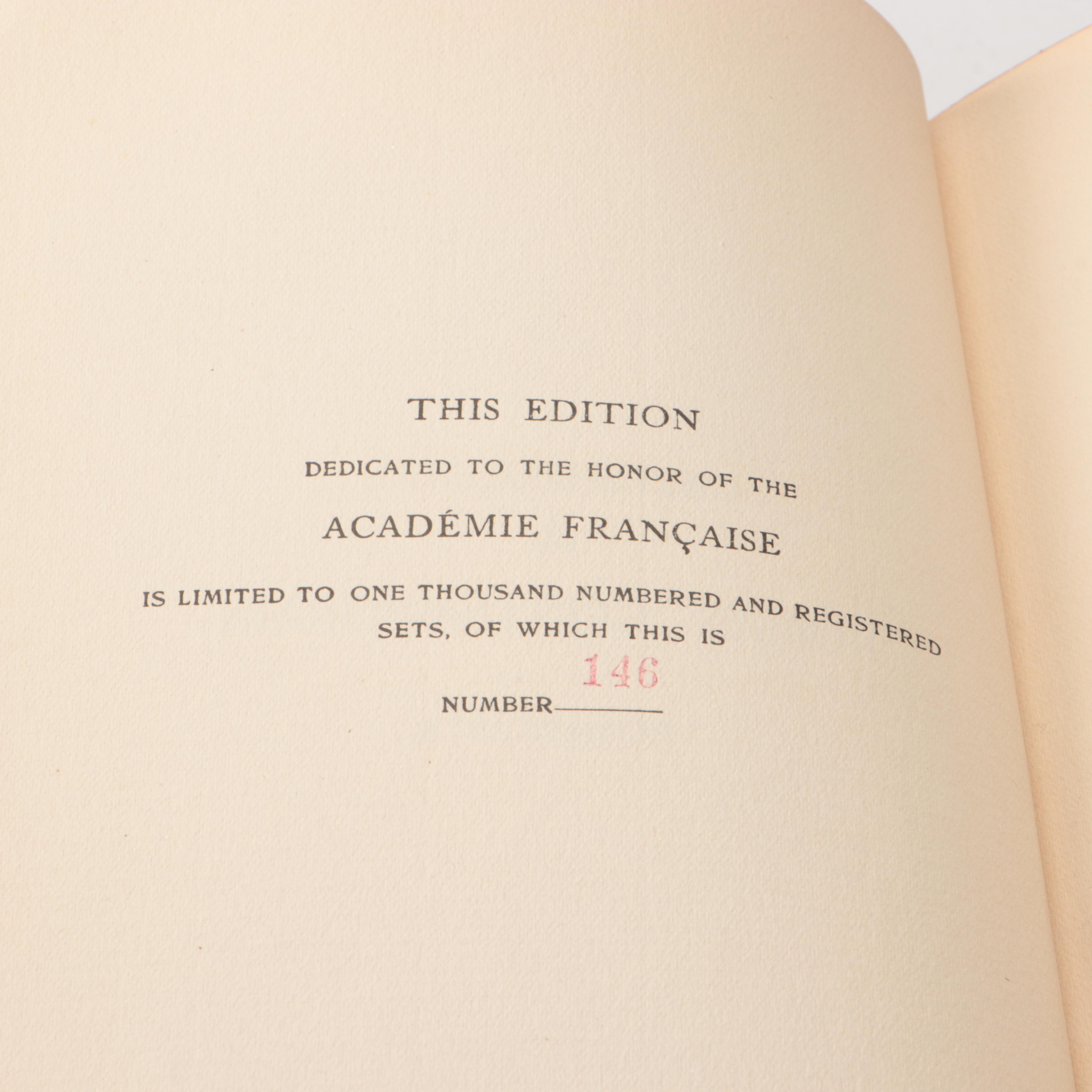 Limited Edition "Chefs-d'œuvre du Roman Contemporain" Partial Set