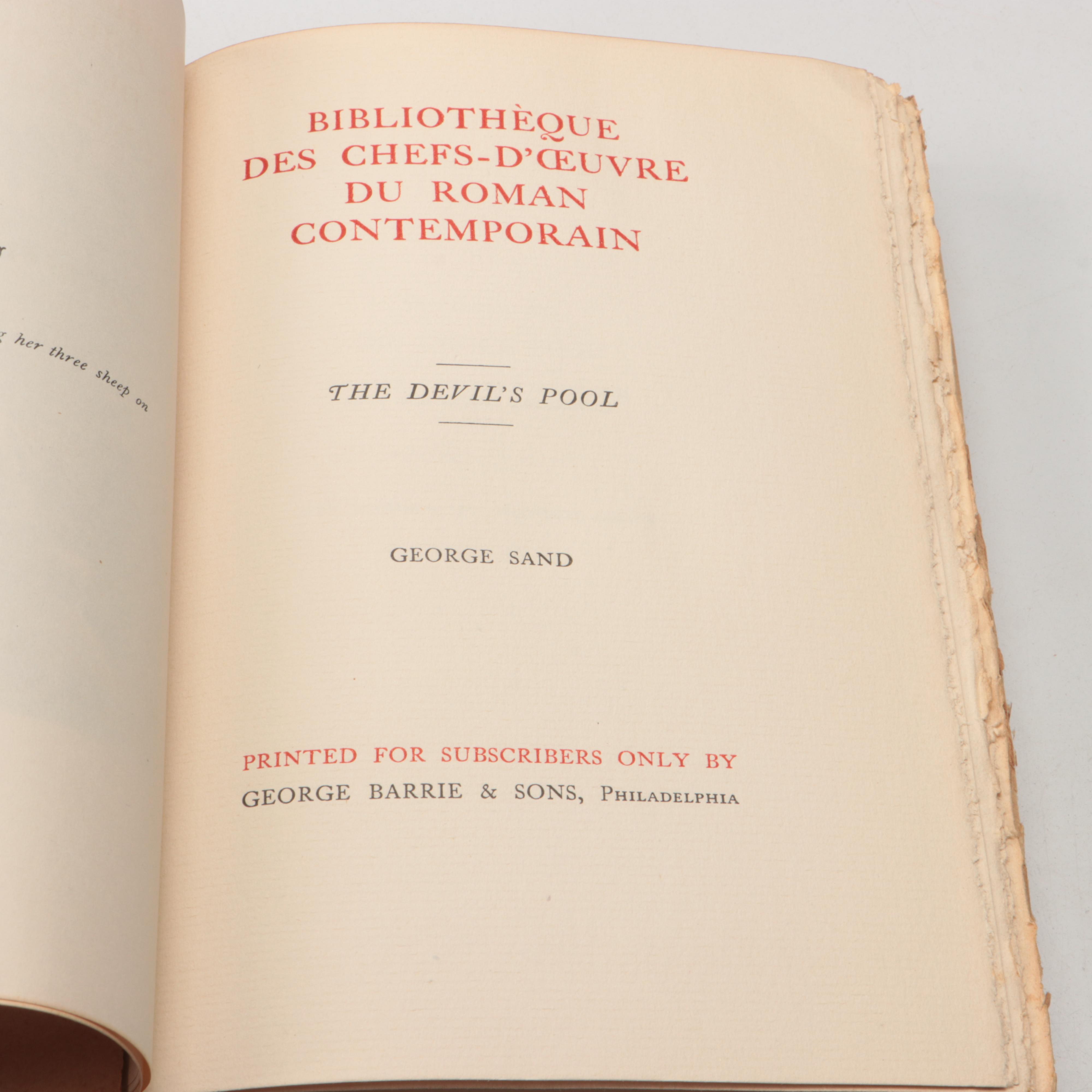 Limited Edition "Chefs-d'œuvre du Roman Contemporain" Partial Set