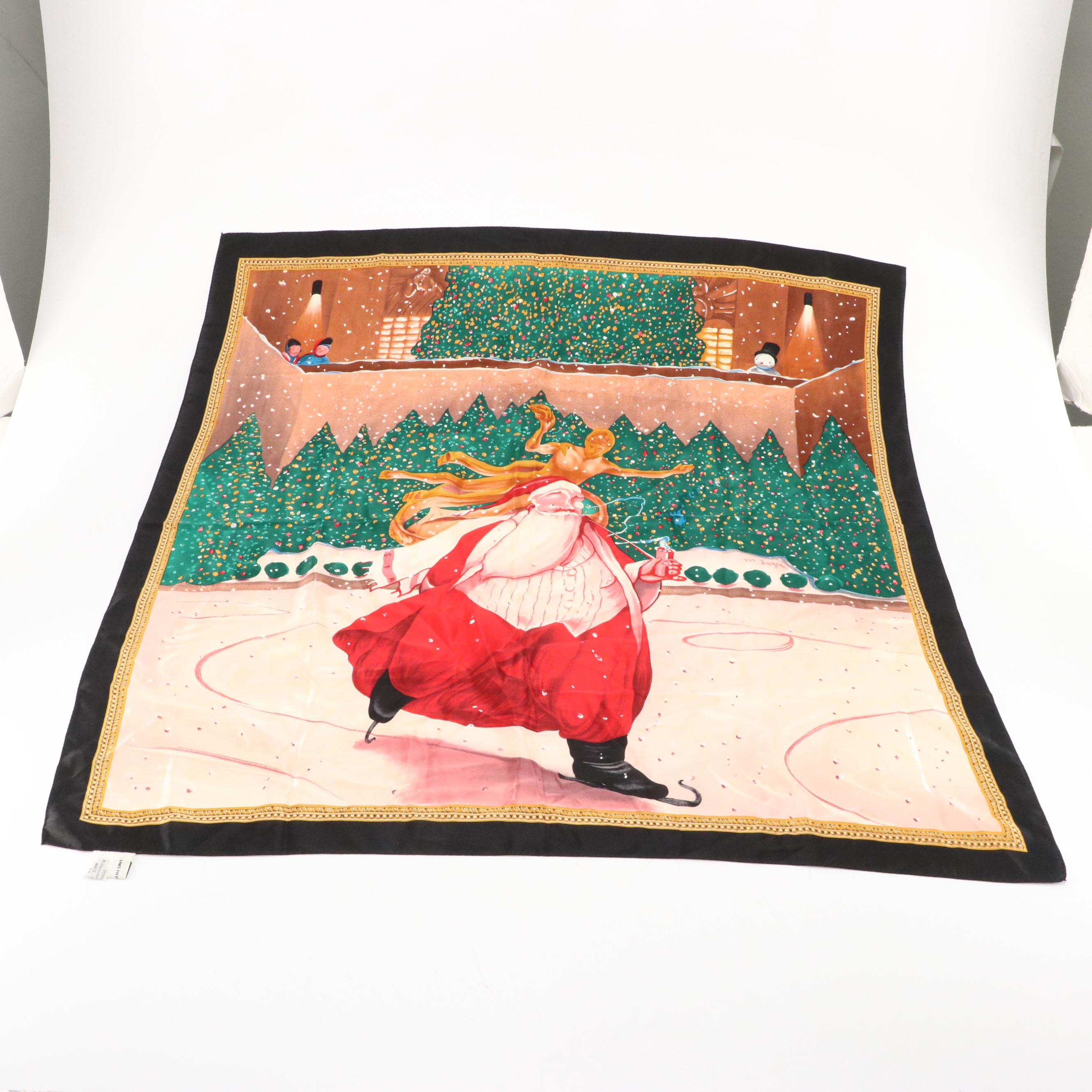 Salvatore Ferragamo Fish Motif Silk Scarf, Saks Fifth Avenue & Coach Scarves