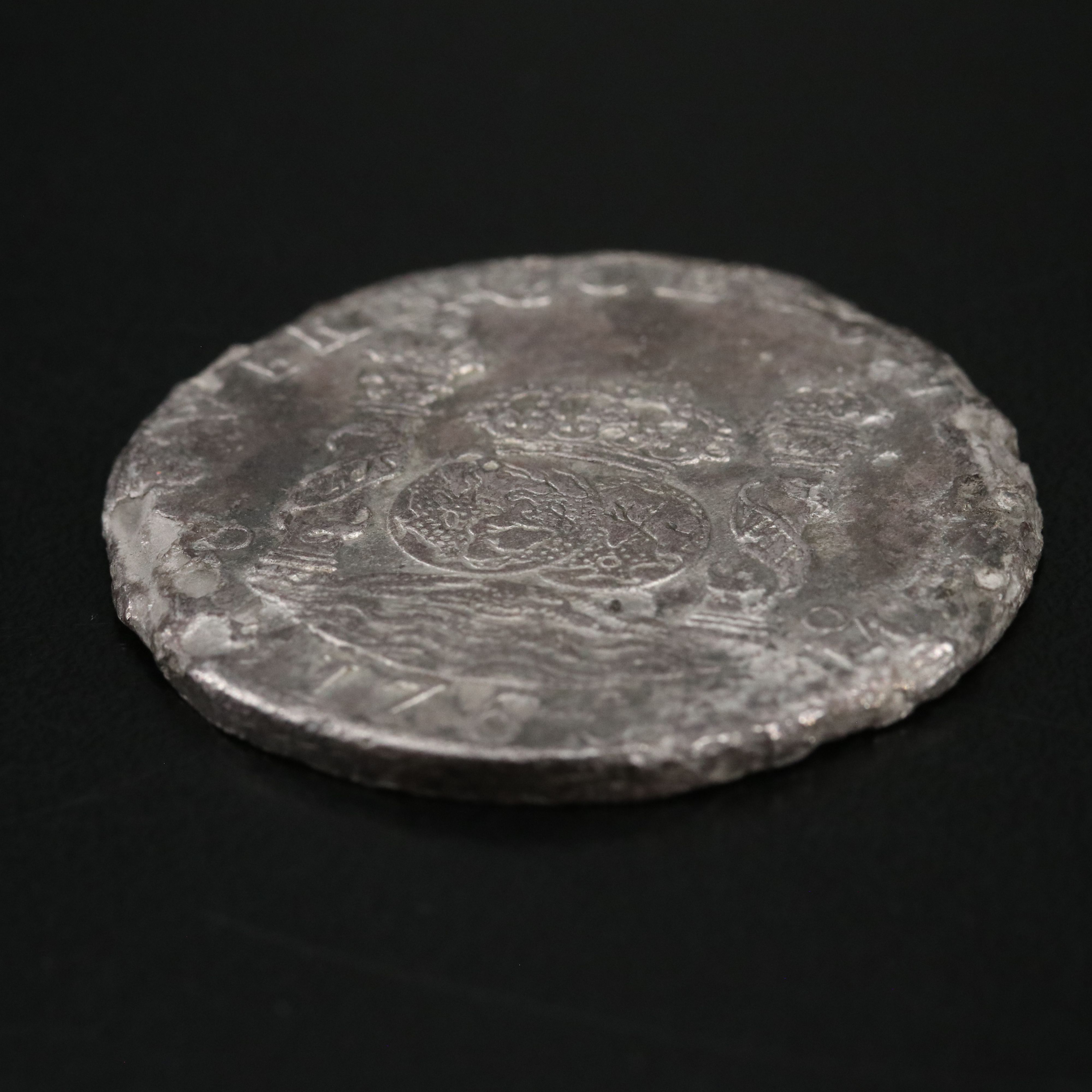 1766 Mo Spanish Silver 8 Reales Pillar Dollar