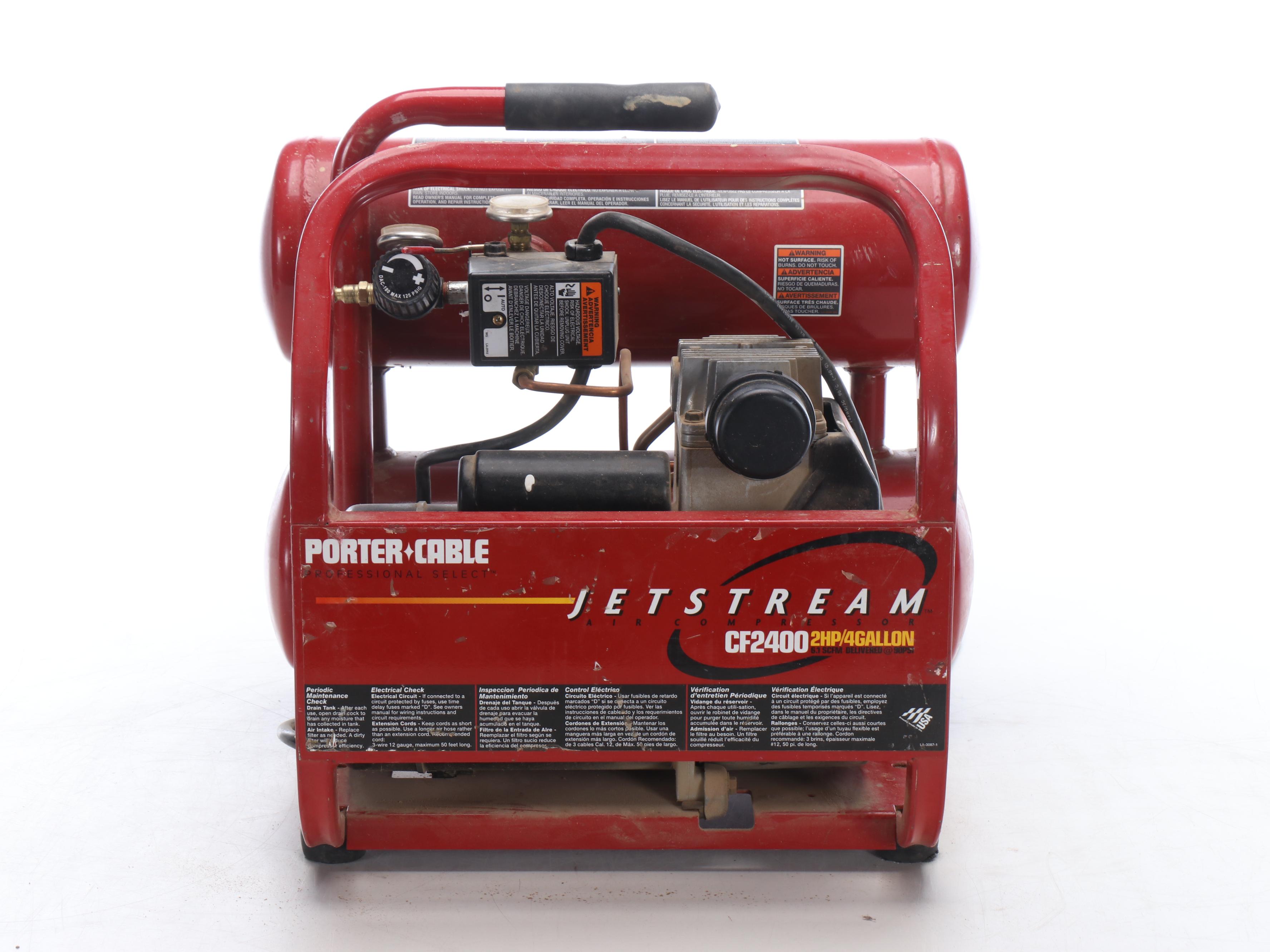 Porter Cable Jetstream CF2400 Air Compressor