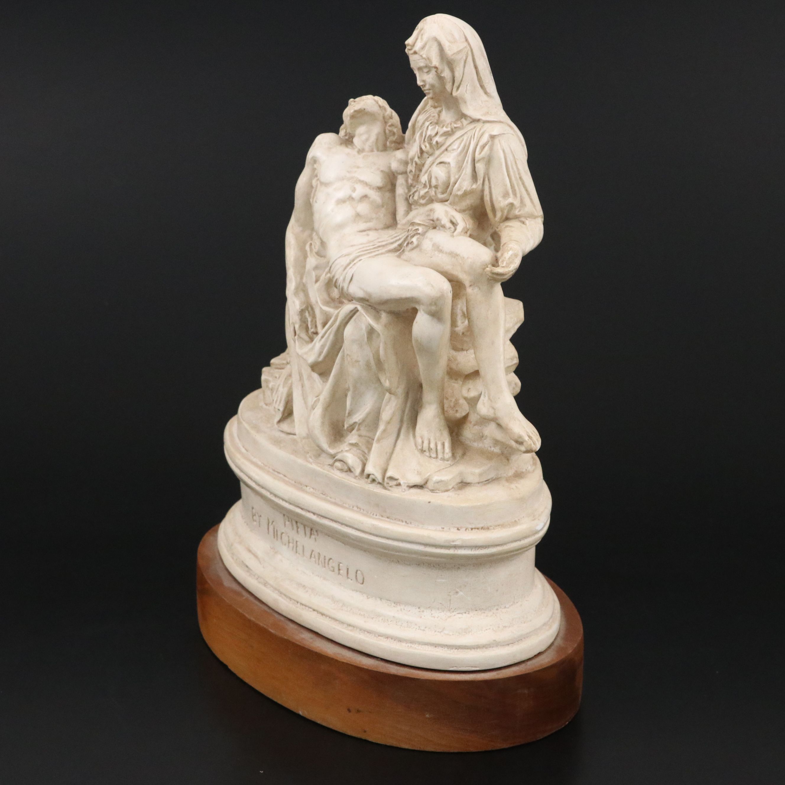 Austin Productions Chalkware Sculpture of "Pietà" by Michelangelo