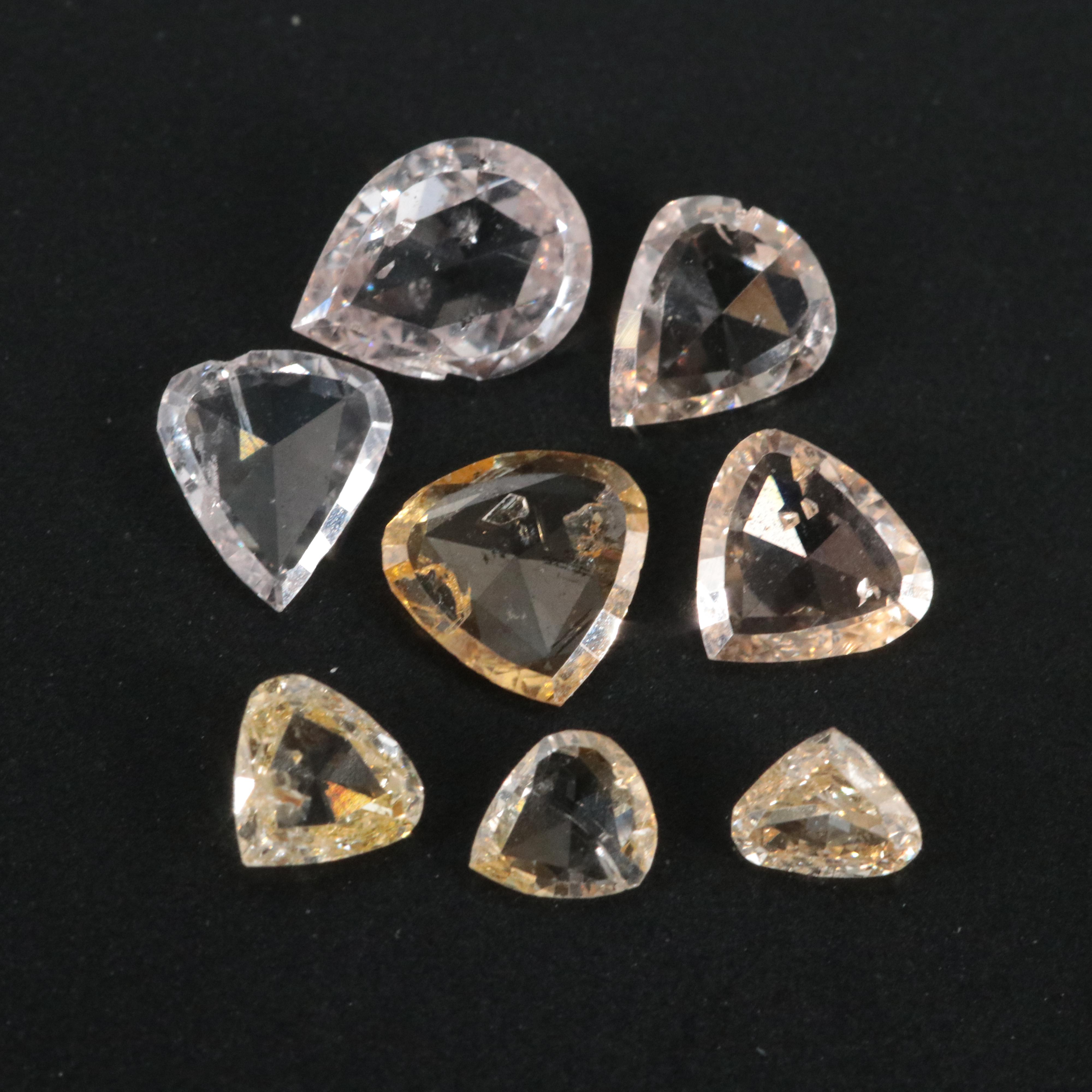Loose 0.89 CTW Fancy Color Diamonds