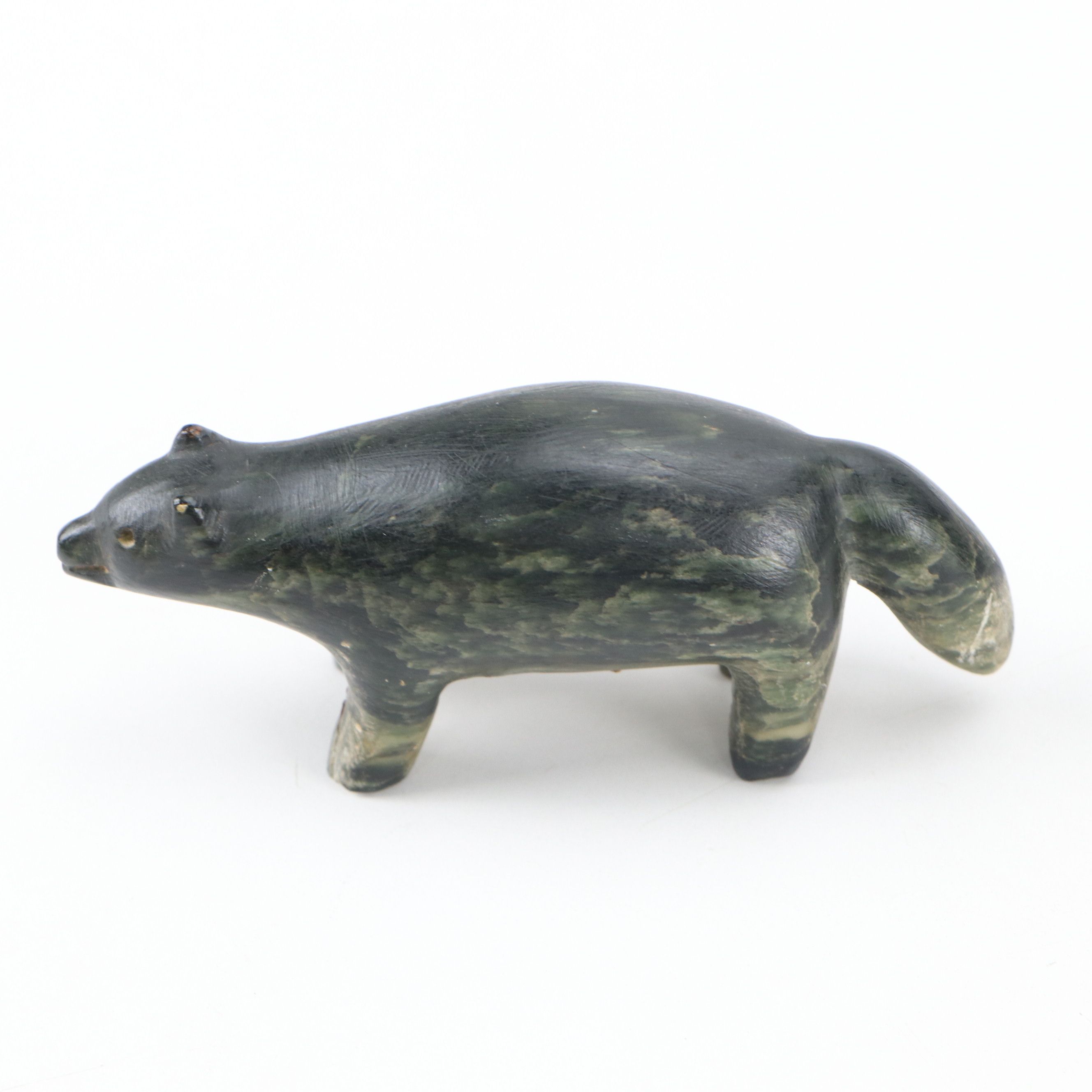Canadian Indigenous Soapstone Carvings of Birds, Mammals and Figures
