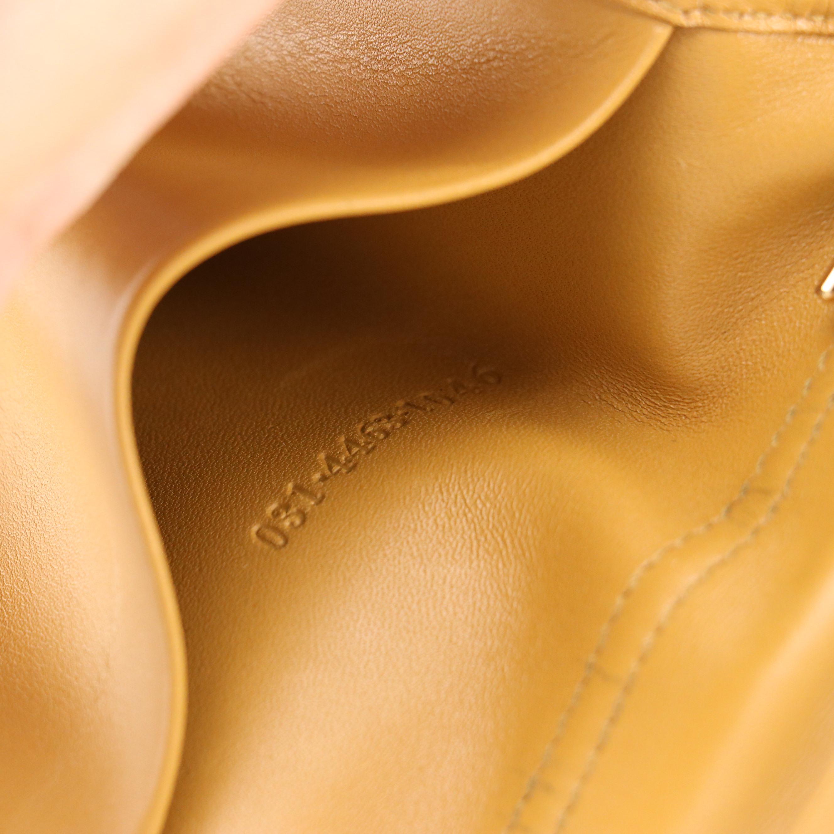 Gucci Piston Lock Mini Notebook Cover in Lilac Suede and Brown Leather Trim