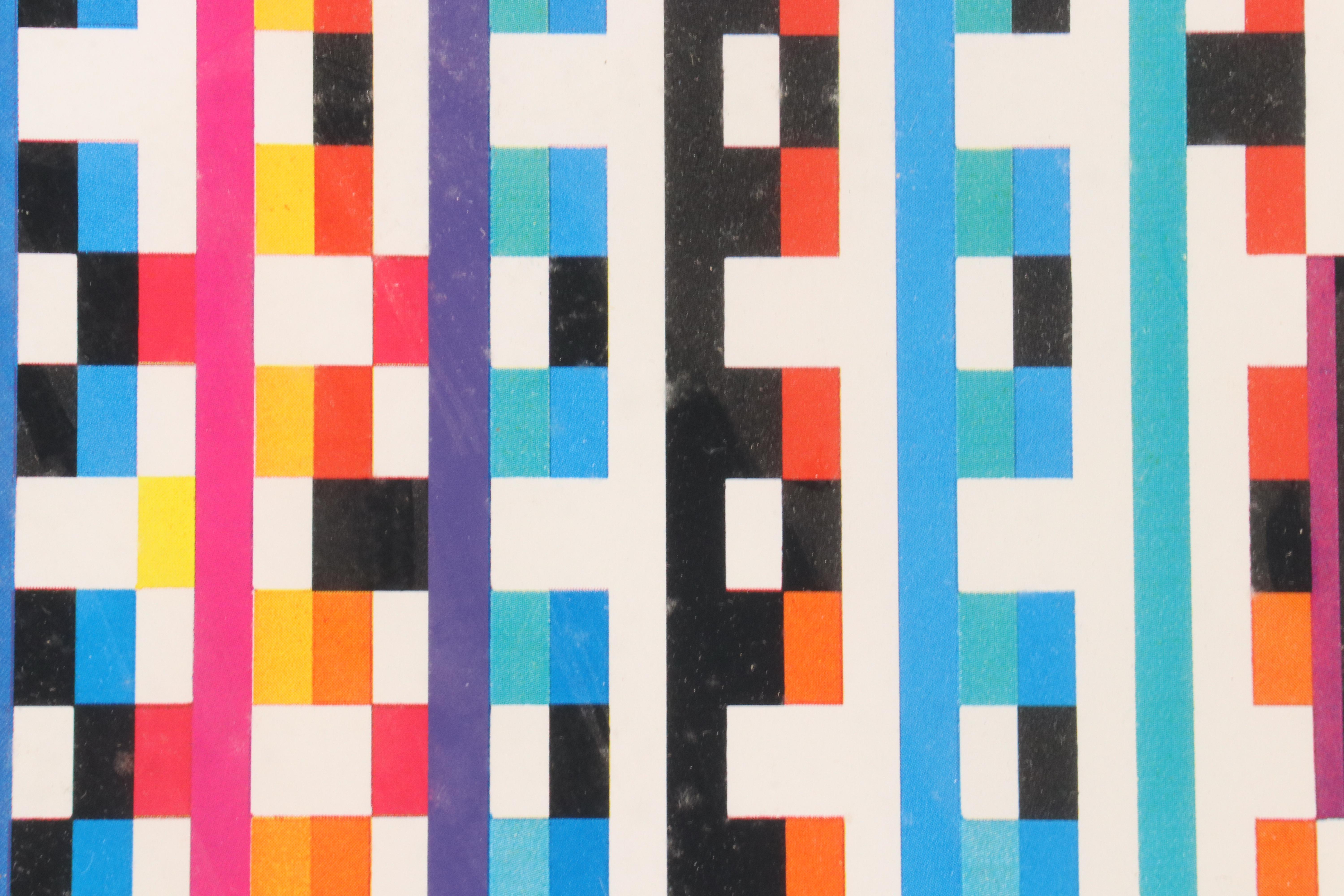 Yaacov Agam Signed Guggenheim Museum Exhibition Poster, 1980