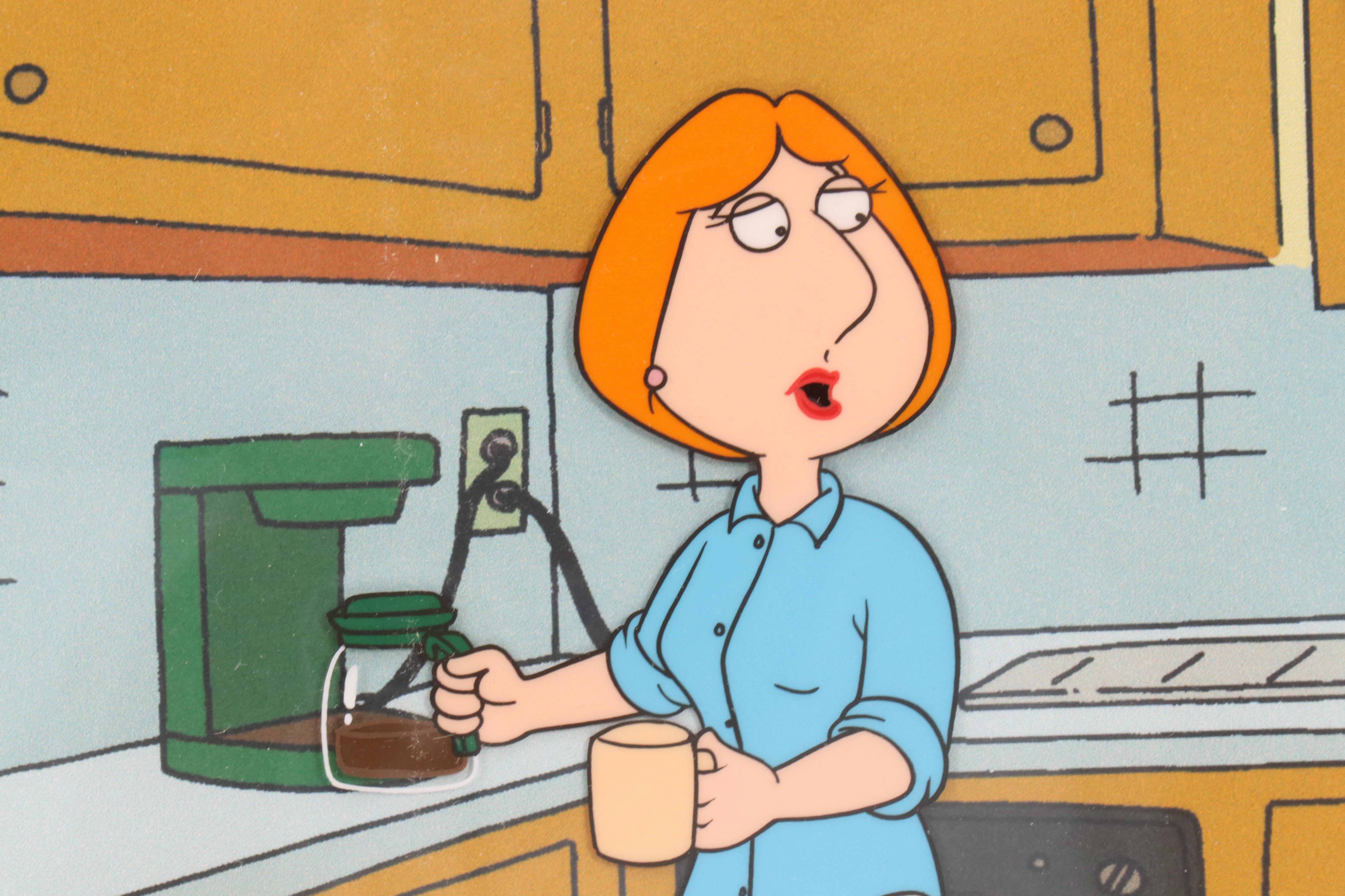 Seth MacFarlane Hand-Painted "Family Guy" Animation Cel and Production Art