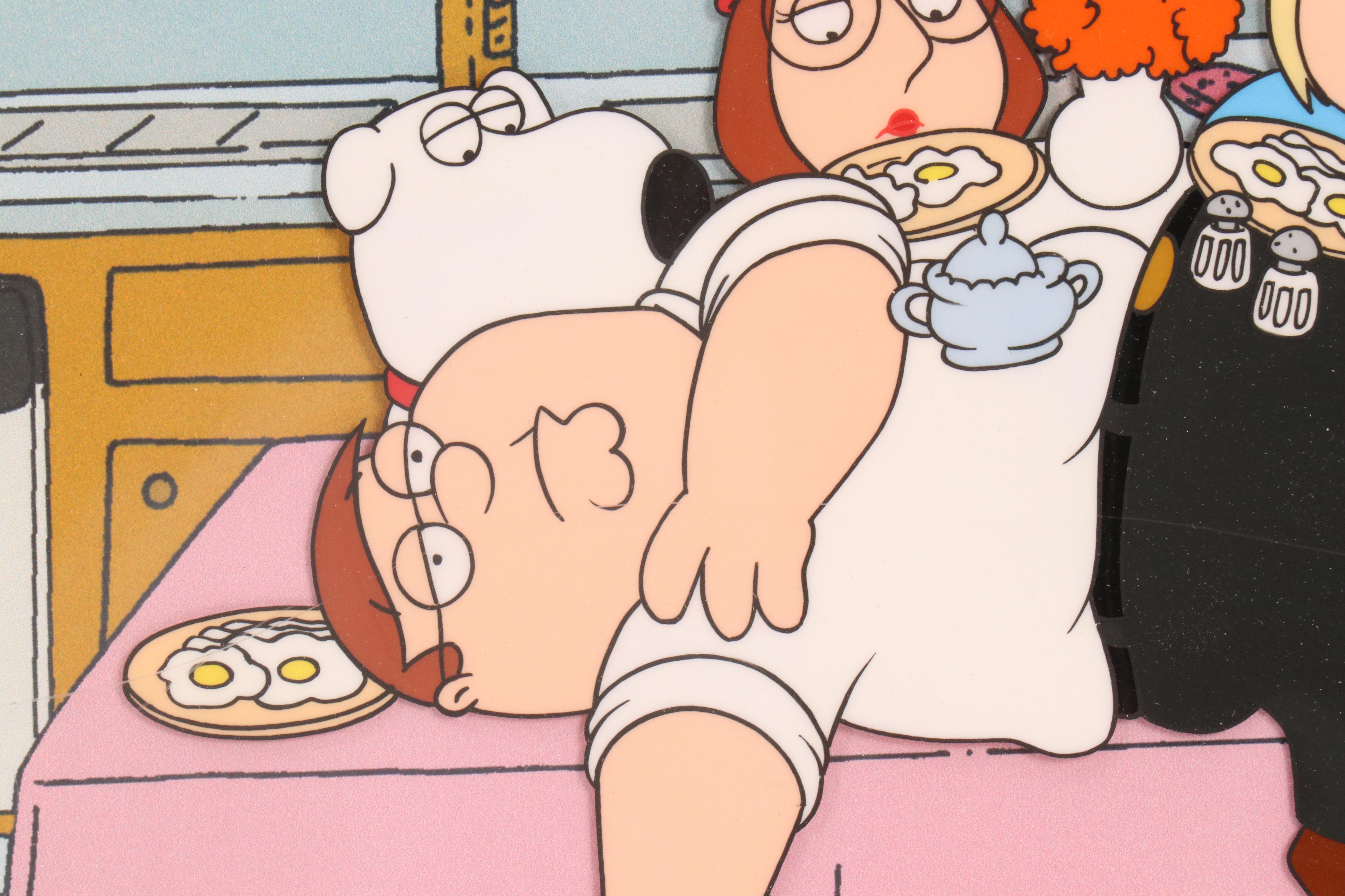 Seth MacFarlane Hand-Painted "Family Guy" Animation Cel and Production Art