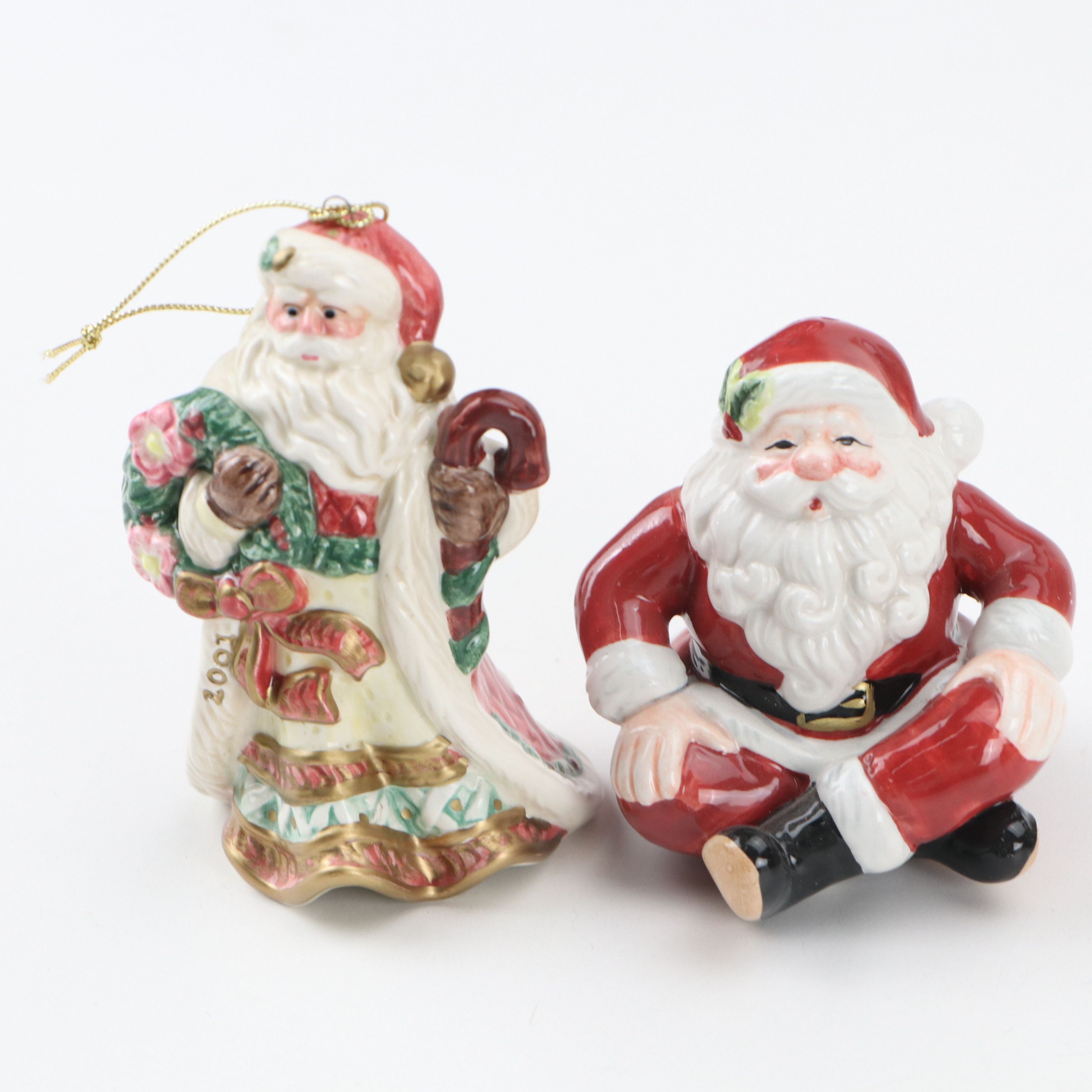 Fitz & Floyd "Christmas Tidings" Jar and More Porcelain Christmas Décor