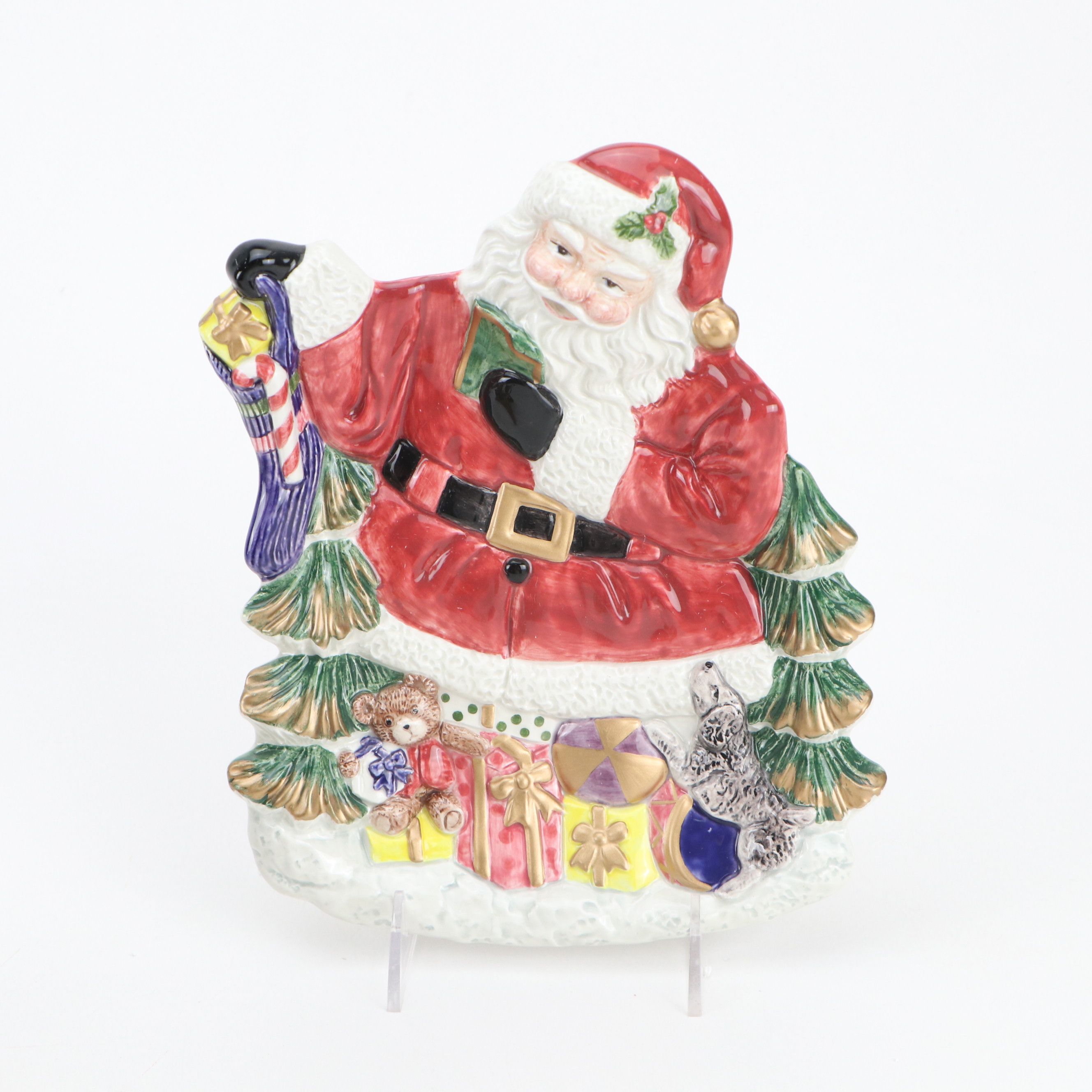Fitz & Floyd "Christmas Tidings" Jar and More Porcelain Christmas Décor