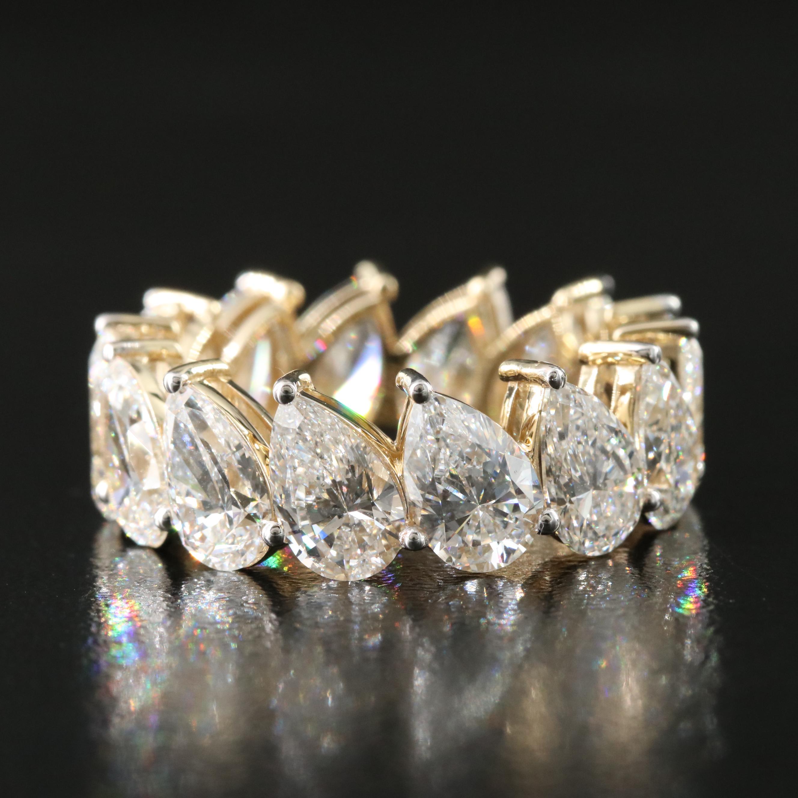 14K 9.11 CTW Lab Grown Diamond Eternity Band