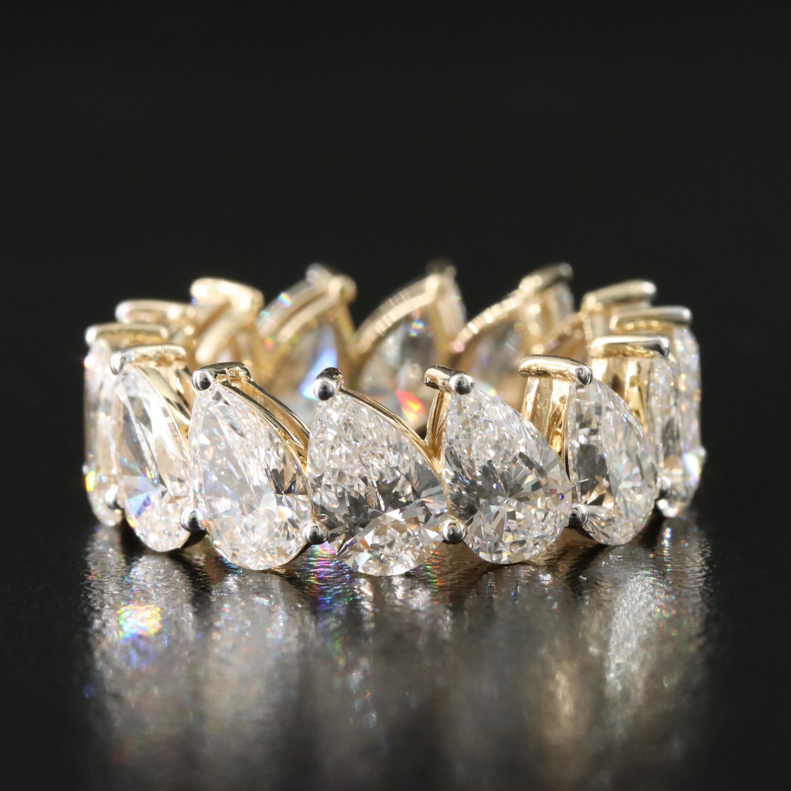14K 9.11 CTW Lab Grown Diamond Eternity Band