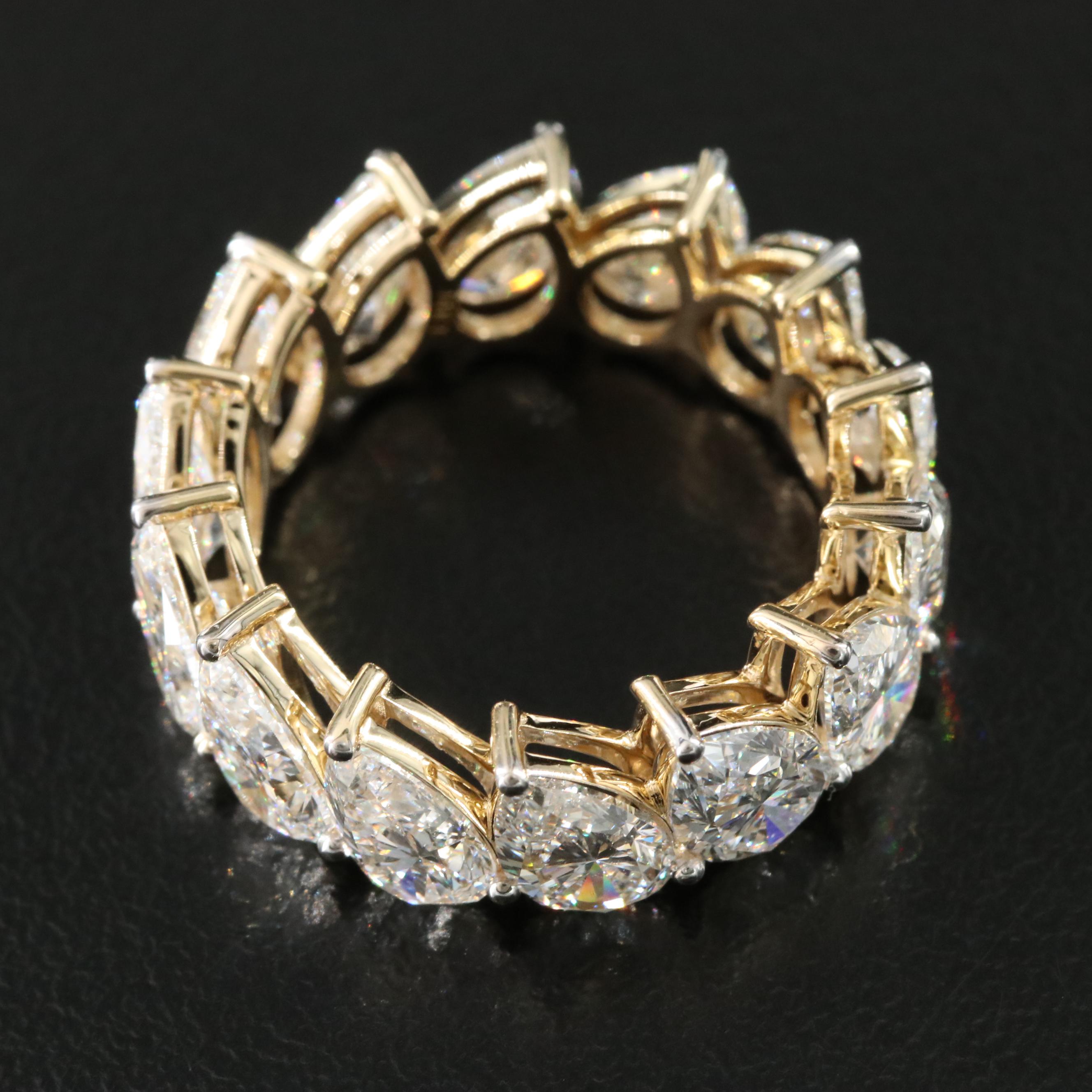 14K 9.11 CTW Lab Grown Diamond Eternity Band