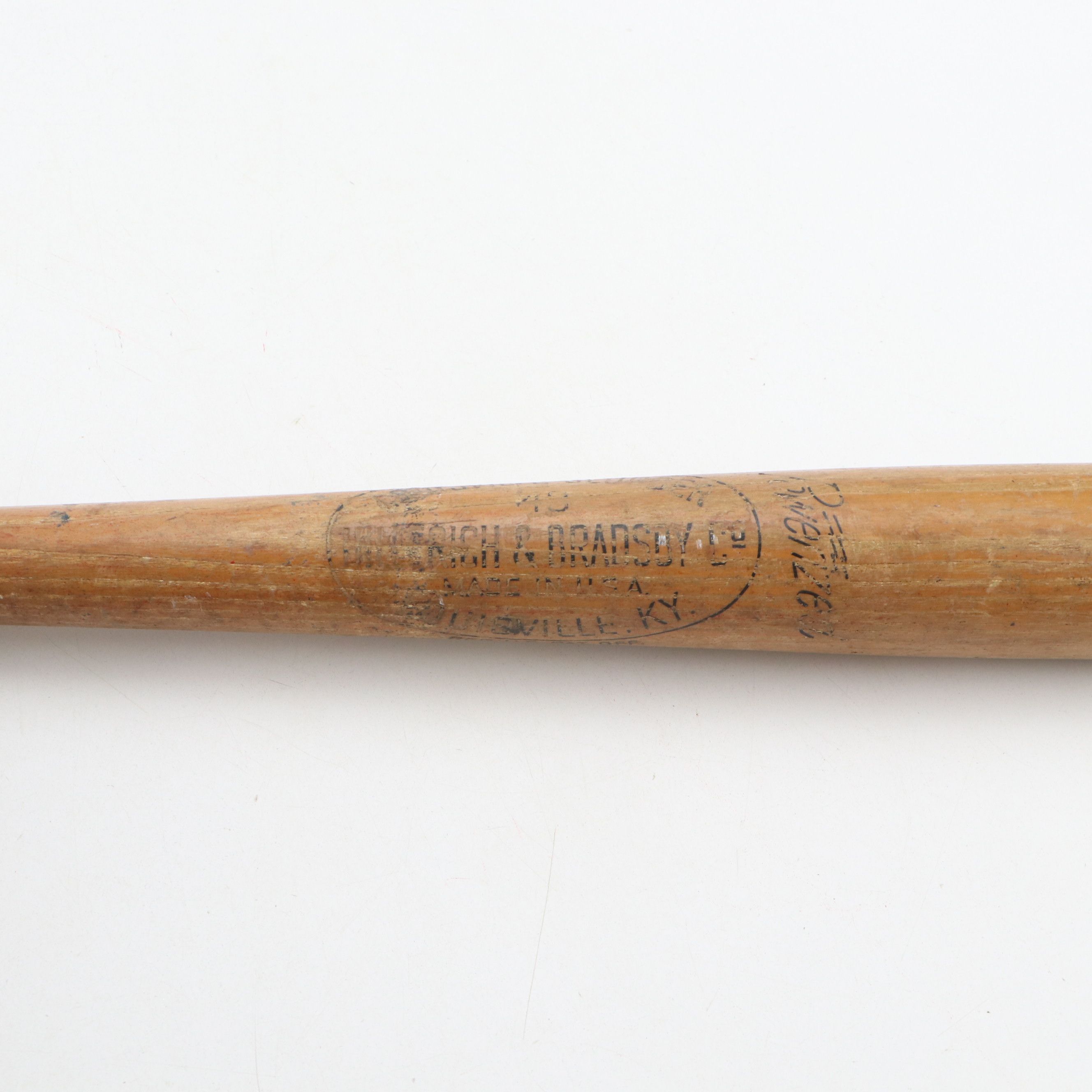 Hillerich & Bradsby Louisville Slugger Baseball Bats, Mid-Late 20th Century