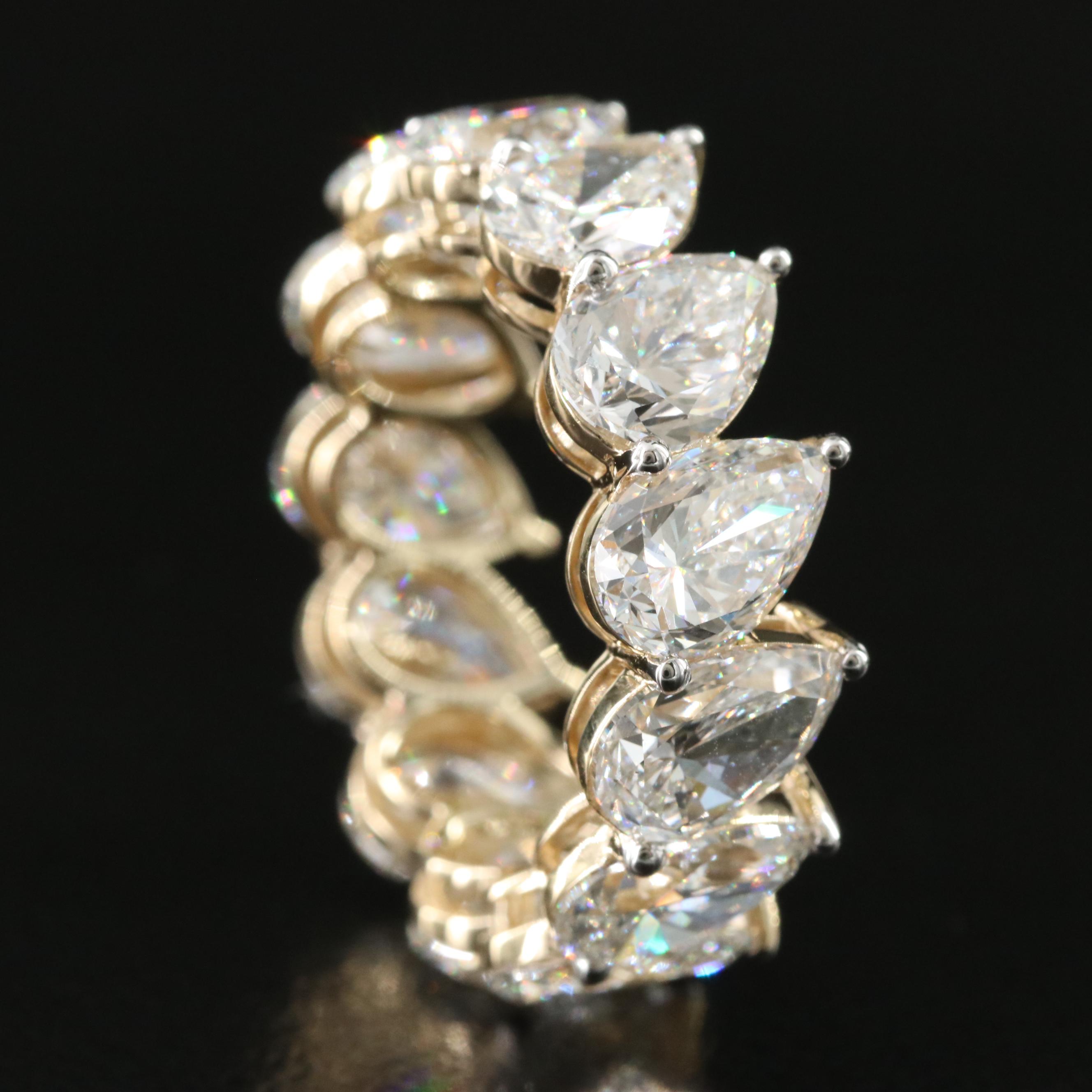 14K 9.08 CTW Lab Grown Diamond Eternity Band