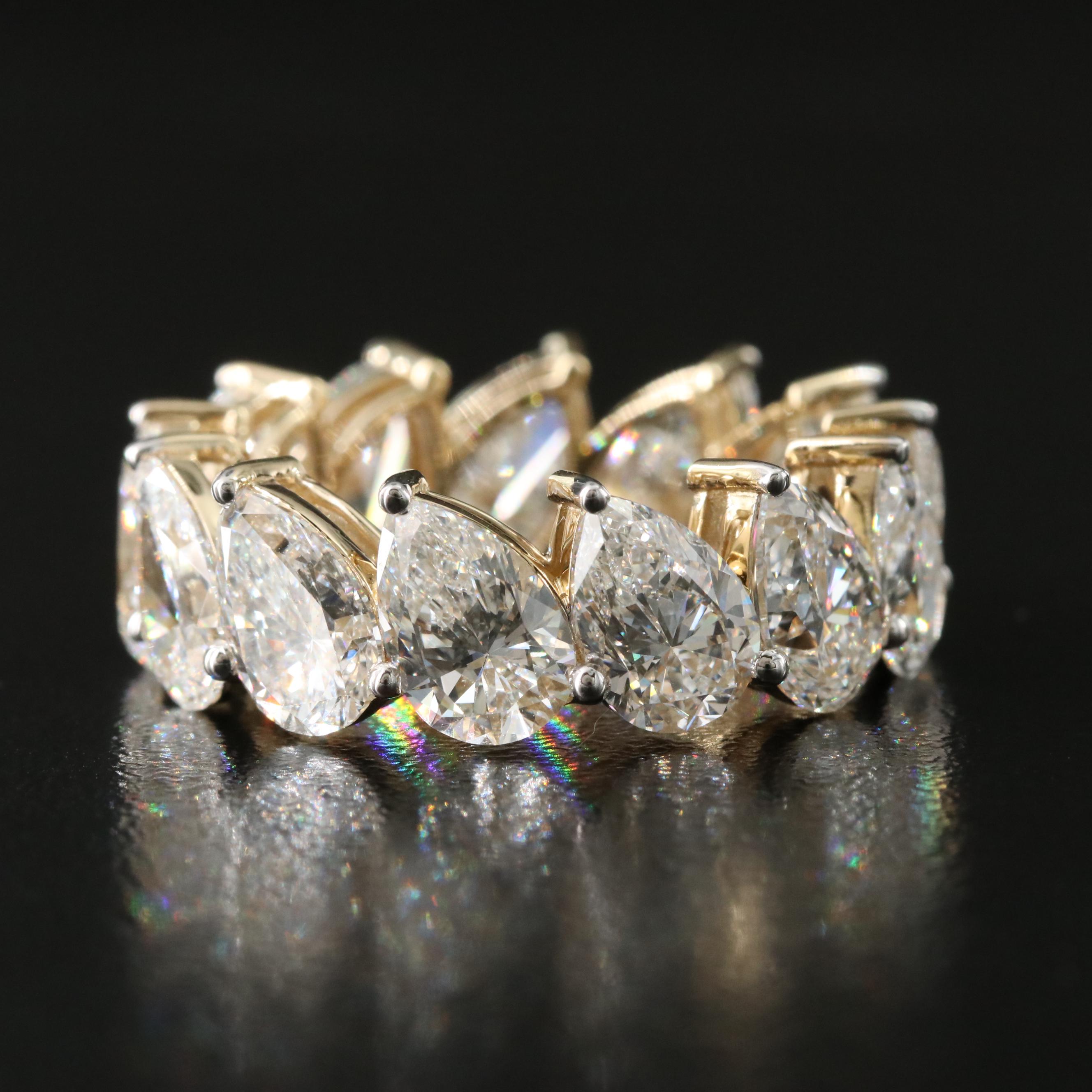 14K 9.08 CTW Lab Grown Diamond Eternity Band