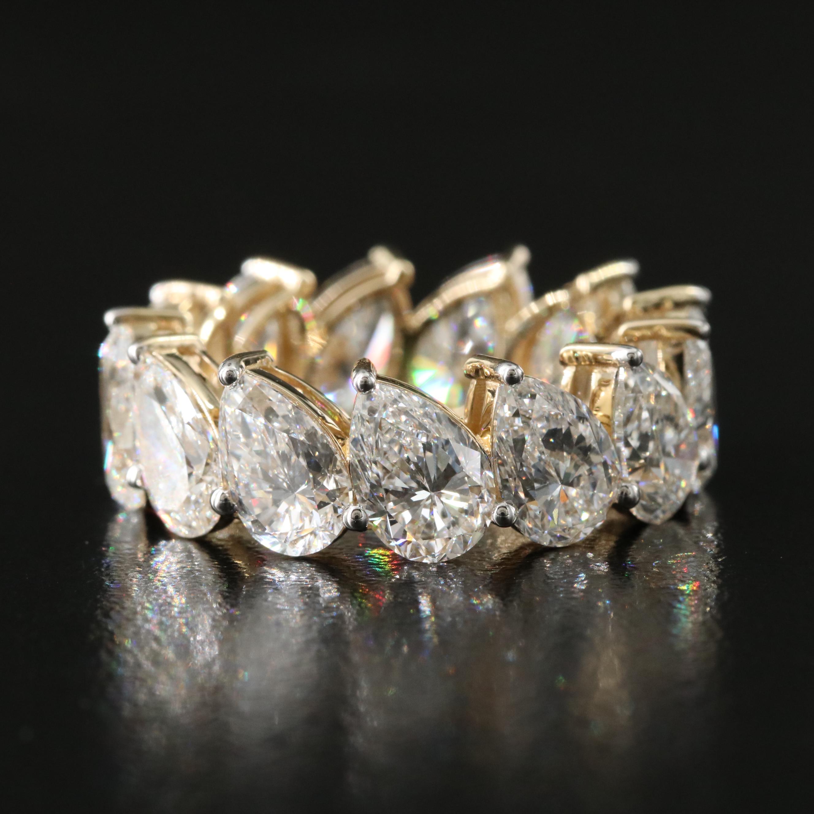 14K 9.08 CTW Lab Grown Diamond Eternity Band