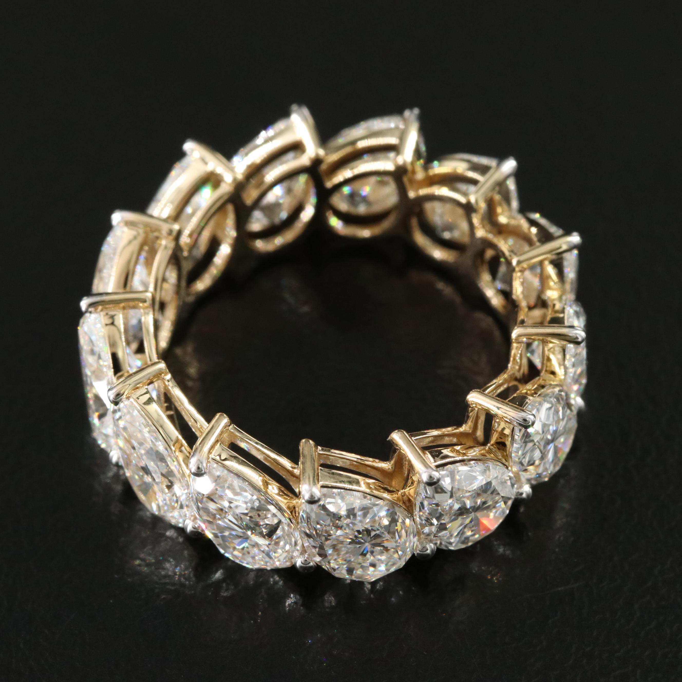 14K 9.08 CTW Lab Grown Diamond Eternity Band