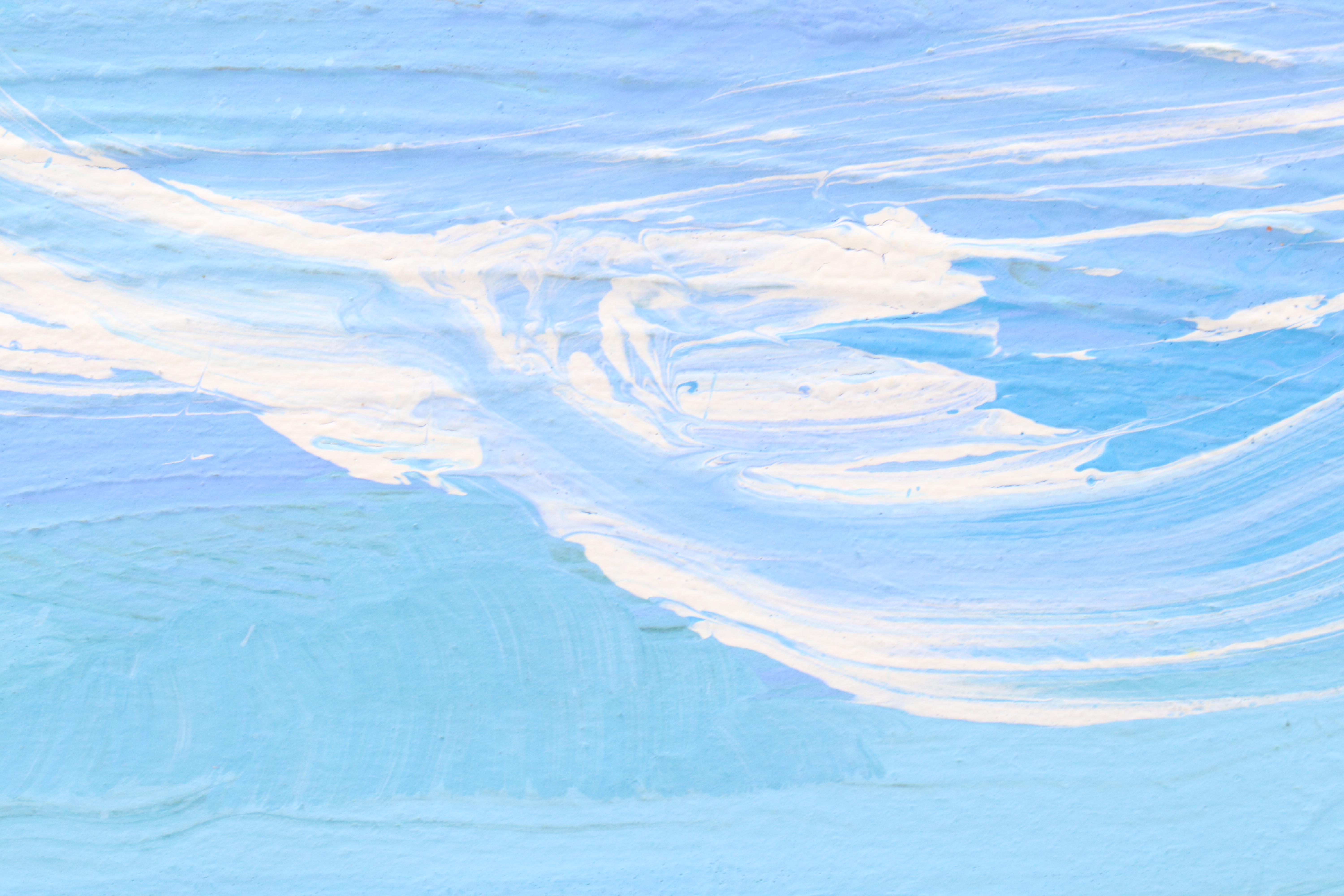 Harry Hilson Modern Landscape Acrylic Painting, Late 20th Century