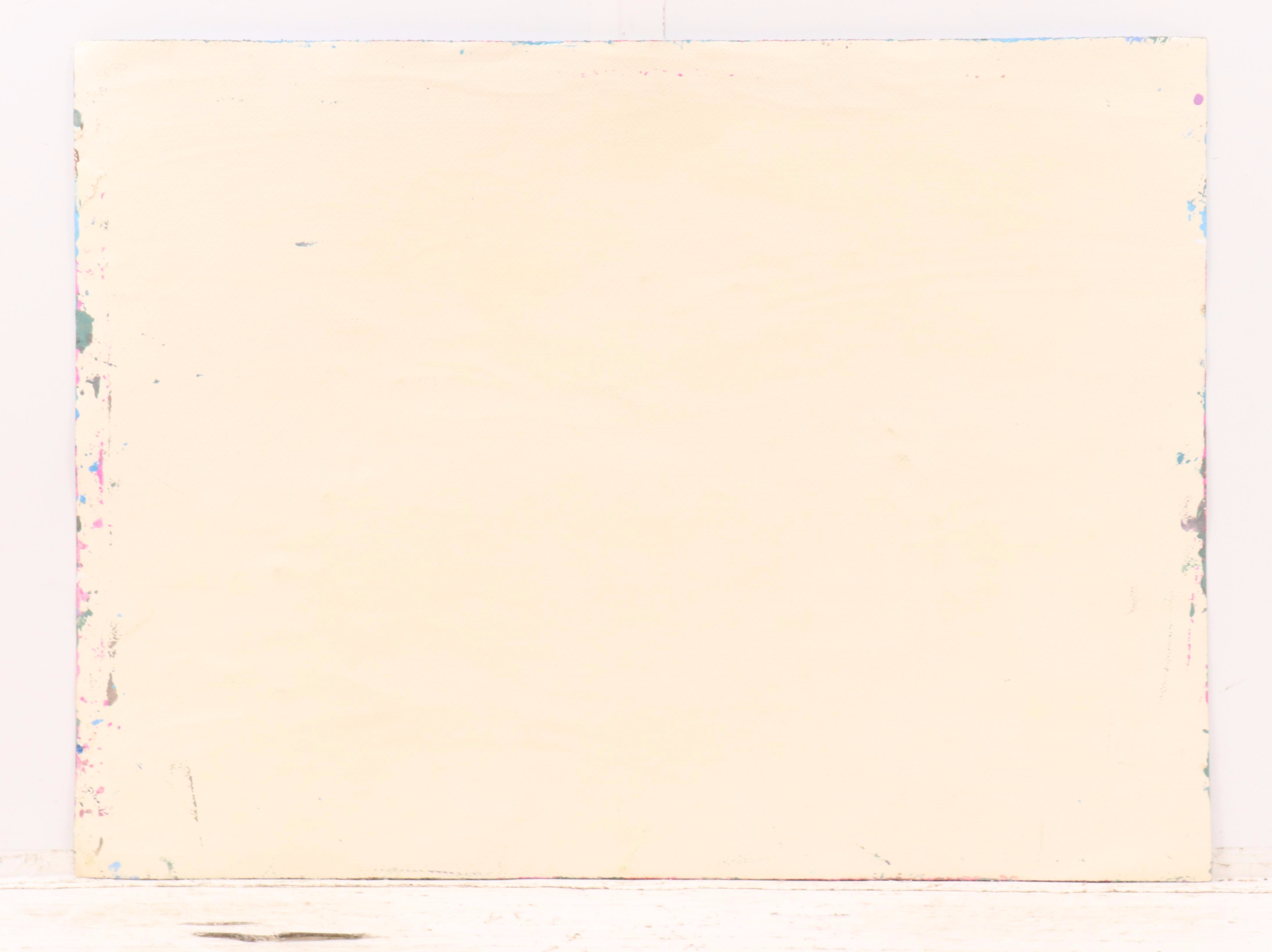 Harry Hilson Modern Landscape Acrylic Painting, Late 20th Century