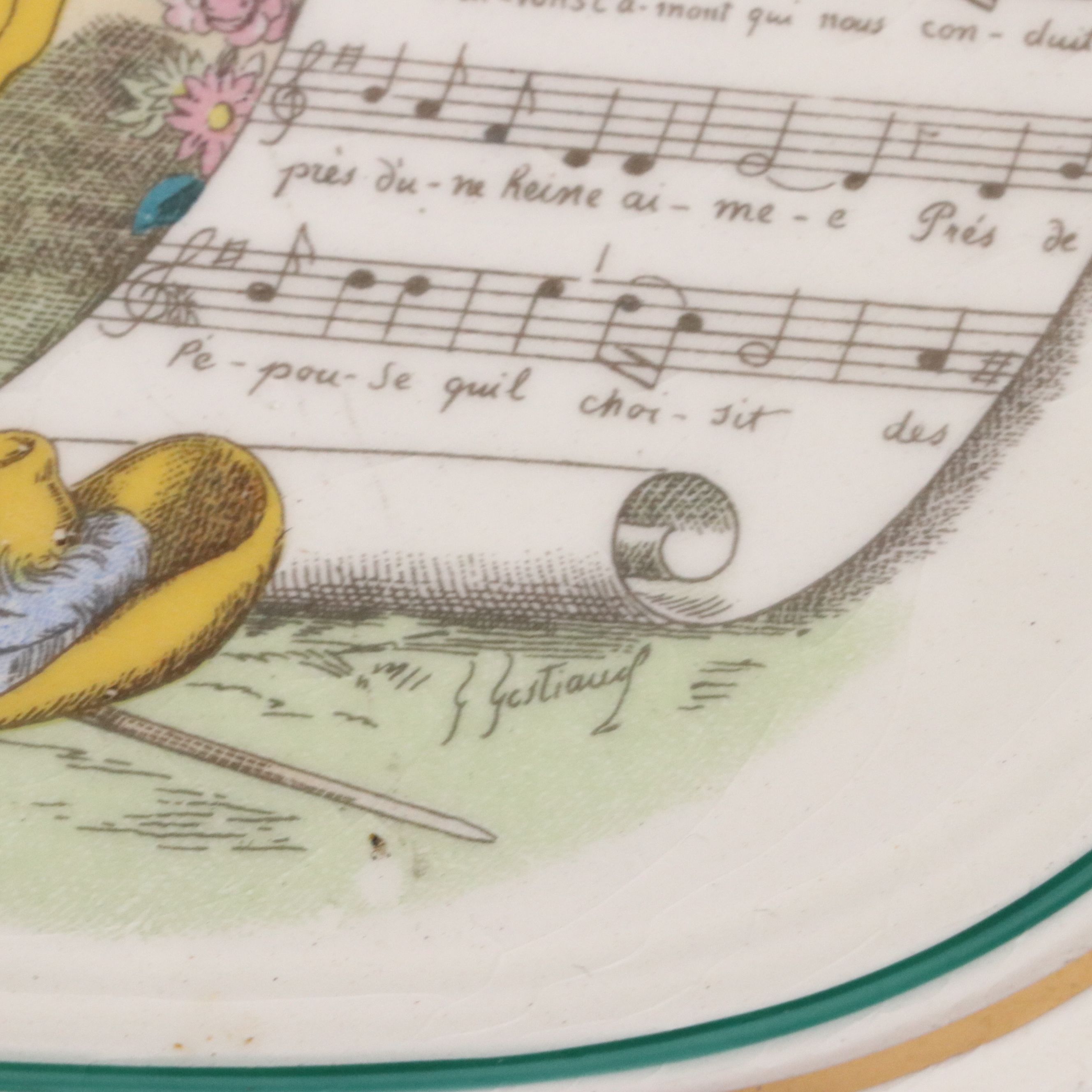 Parry Vieille Limoges Opera Plates, 20th Century