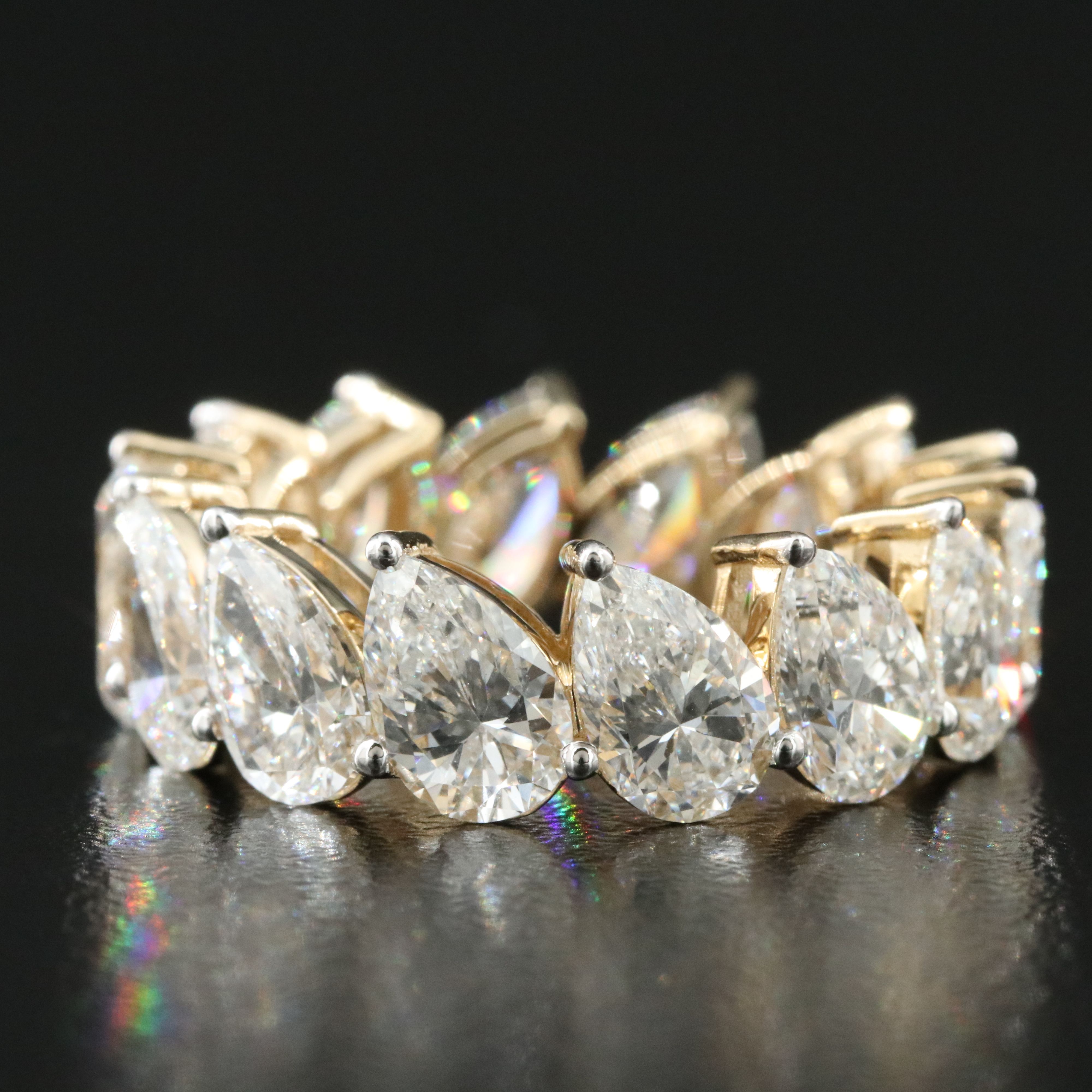 14K 8.72 CTW Lab Grown Diamond Eternity Band