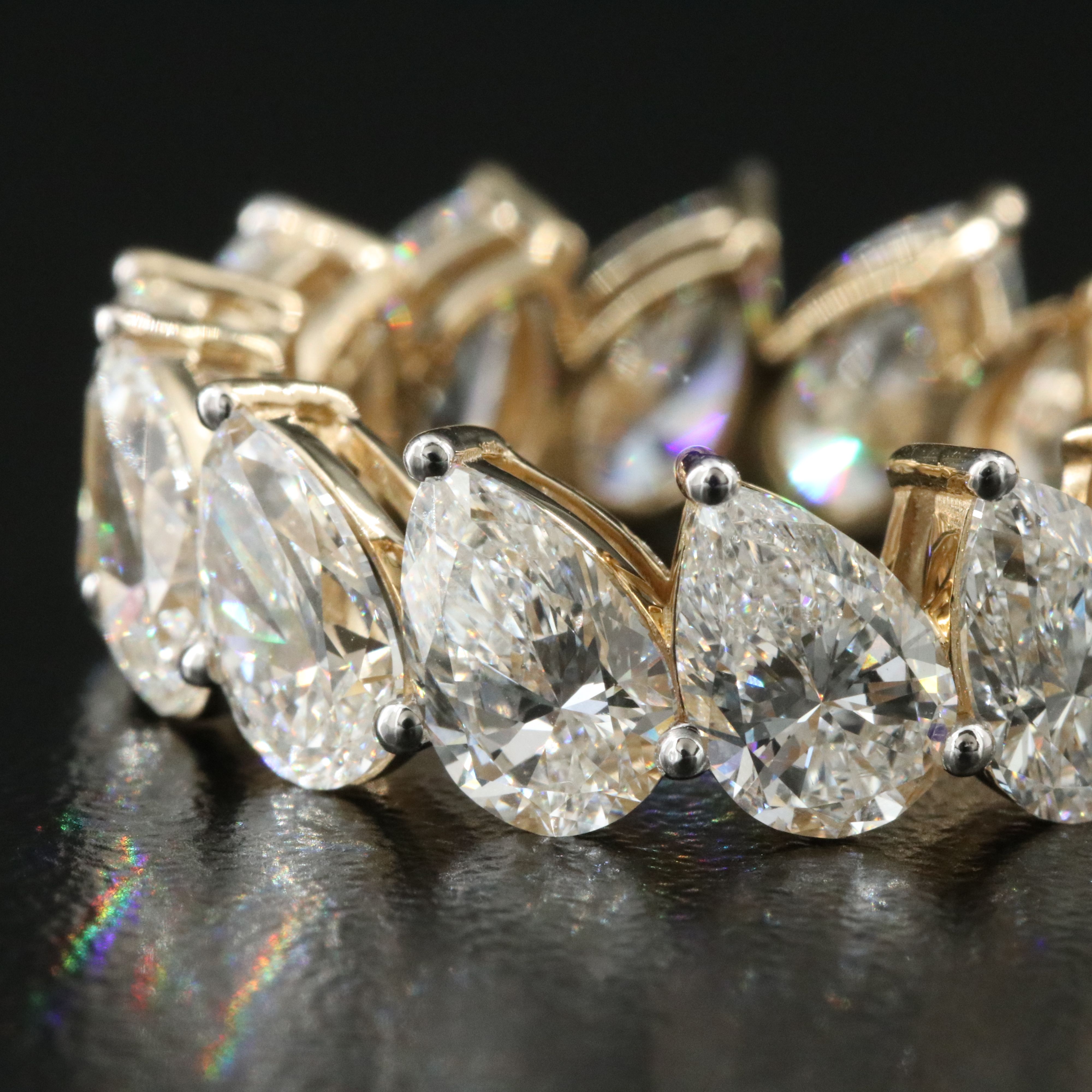 14K 8.72 CTW Lab Grown Diamond Eternity Band