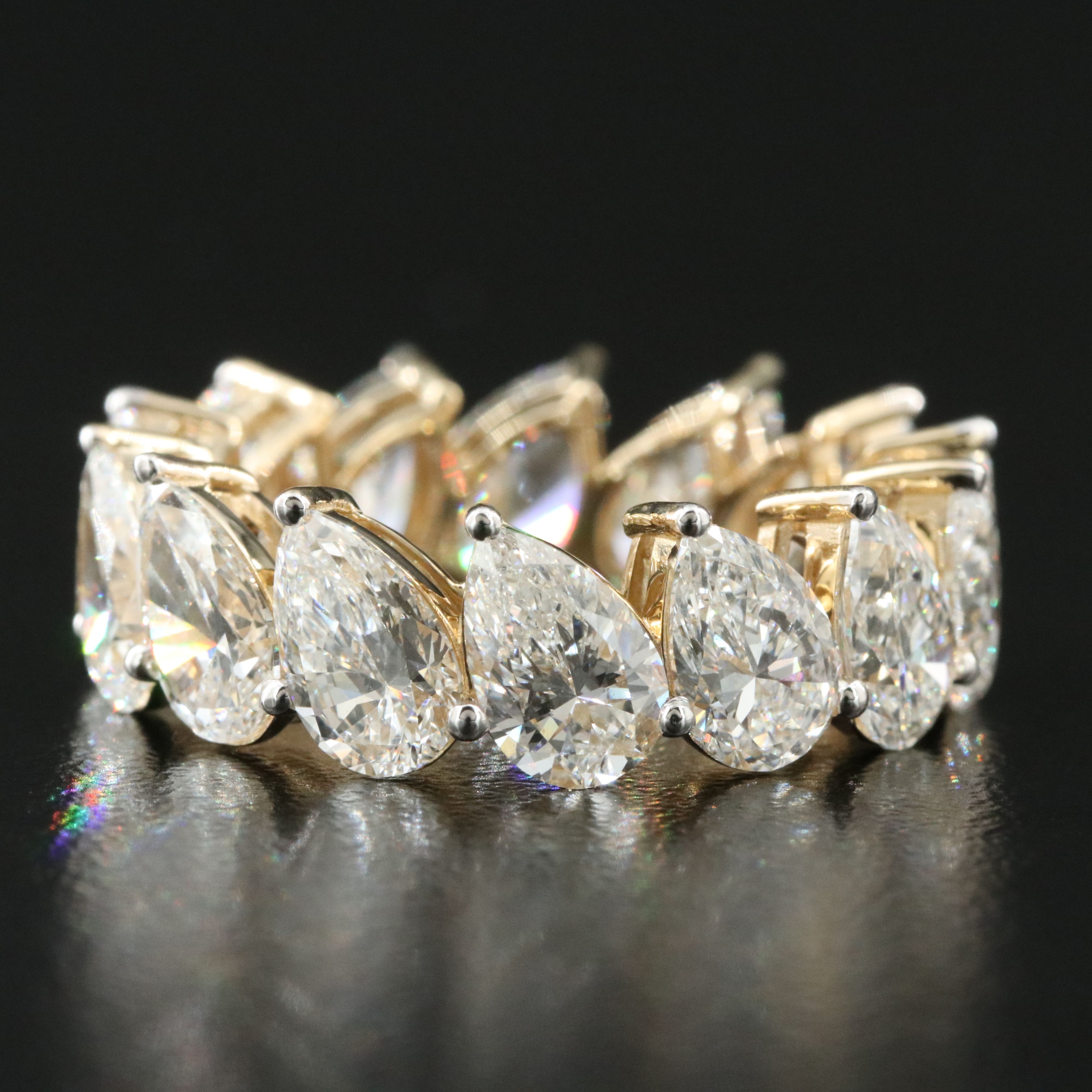 14K 8.72 CTW Lab Grown Diamond Eternity Band