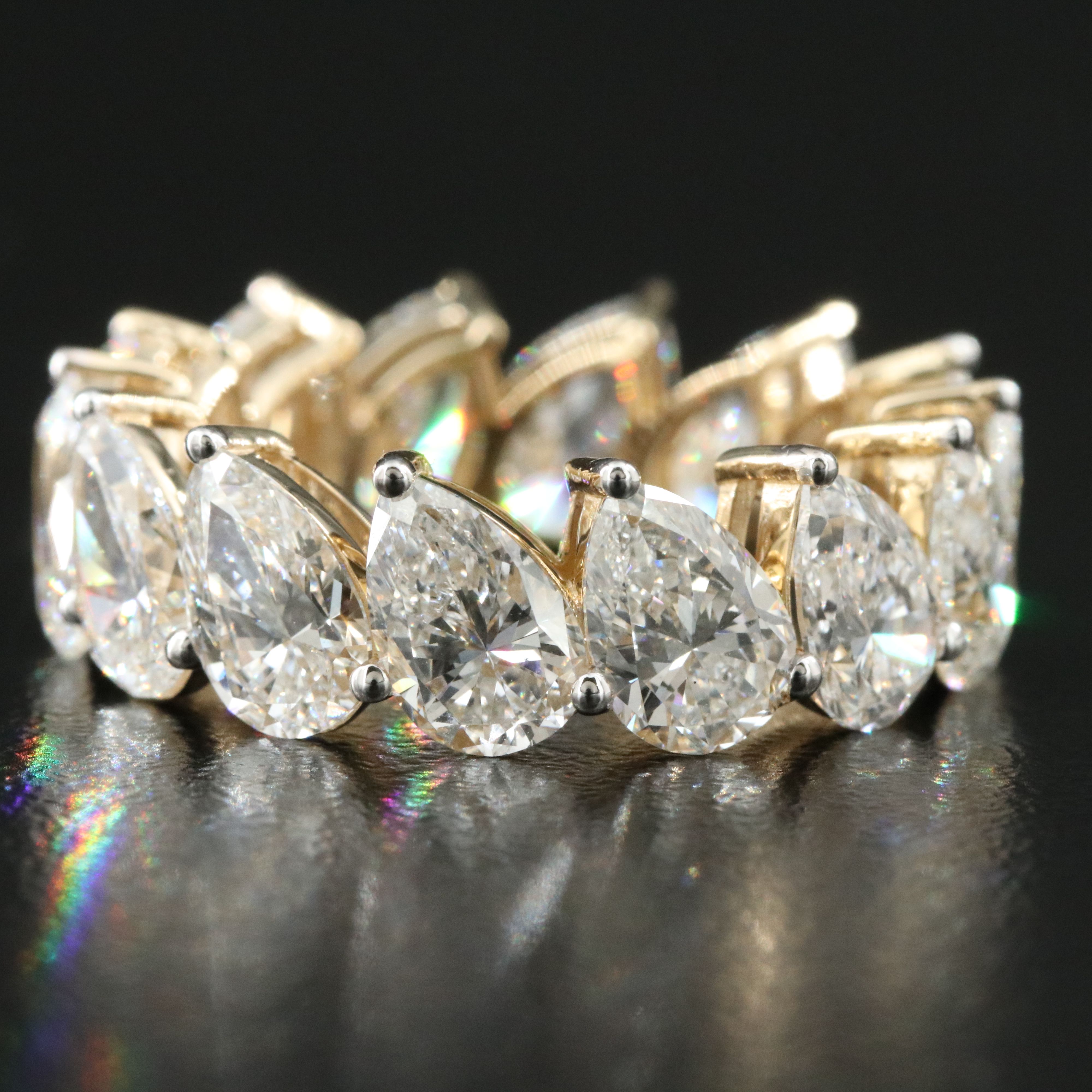 14K 8.72 CTW Lab Grown Diamond Eternity Band